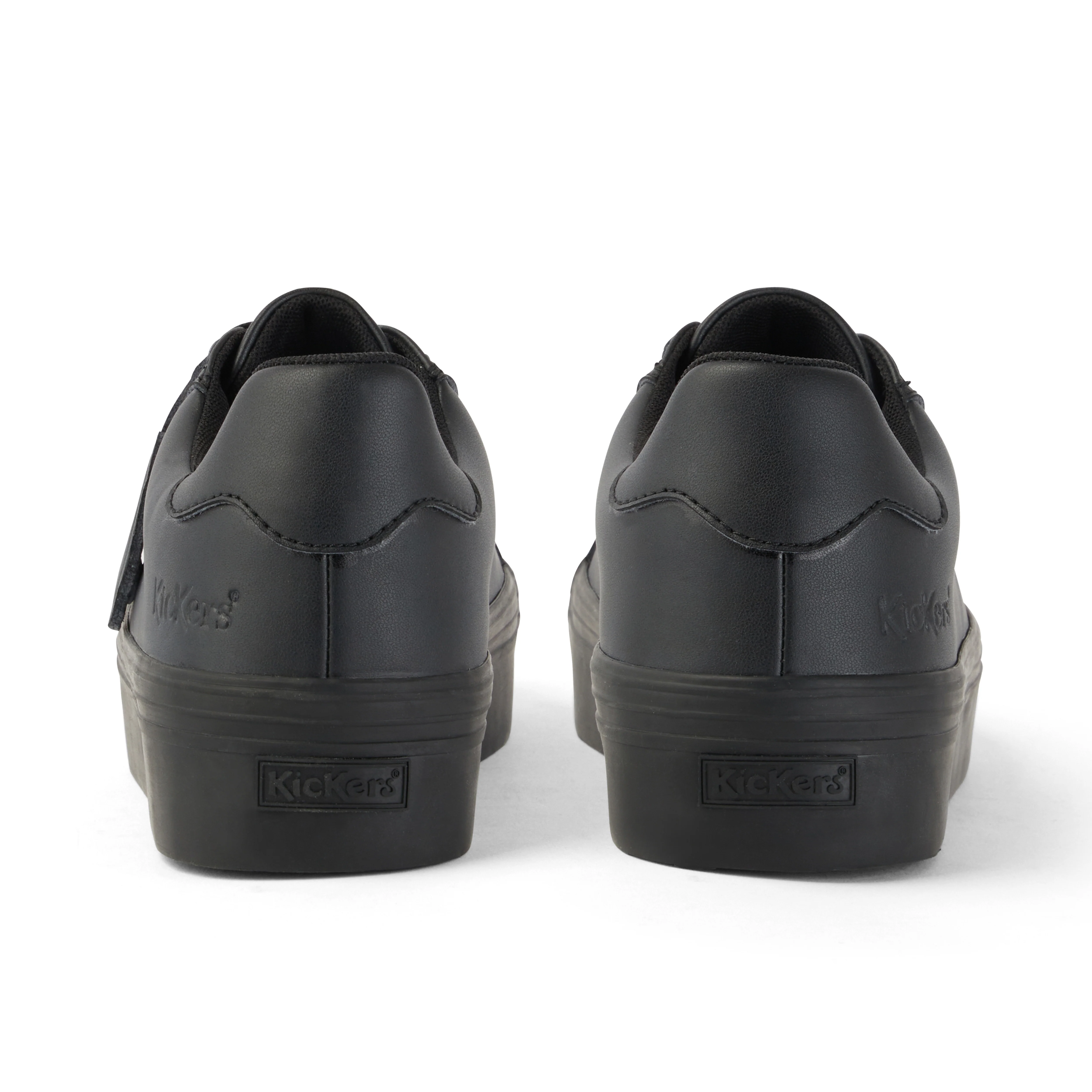 Adult Womens Tovni Stack Leather Alternative Black - Image 5