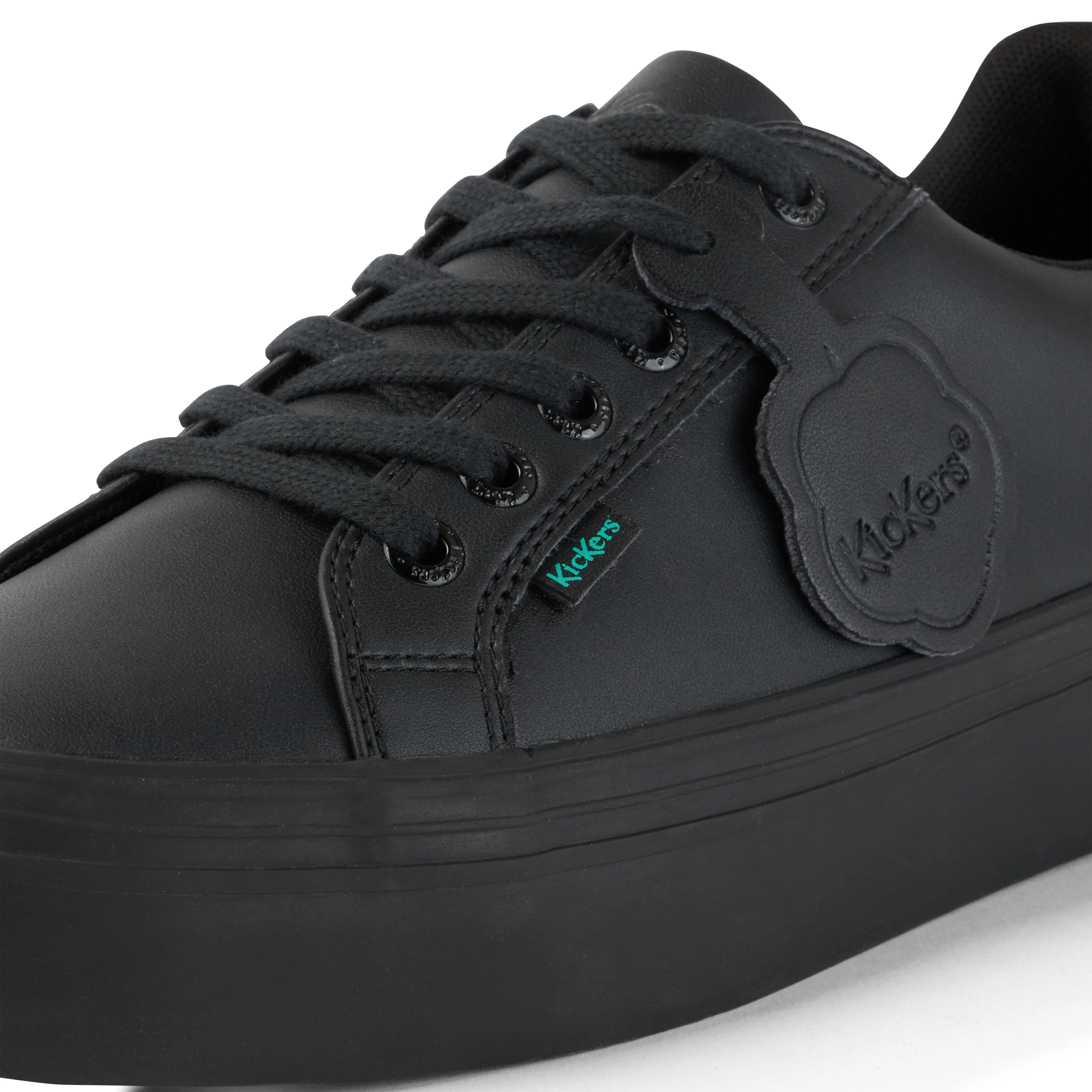 Adult Womens Tovni Stack Leather Alternative Black - Image 6