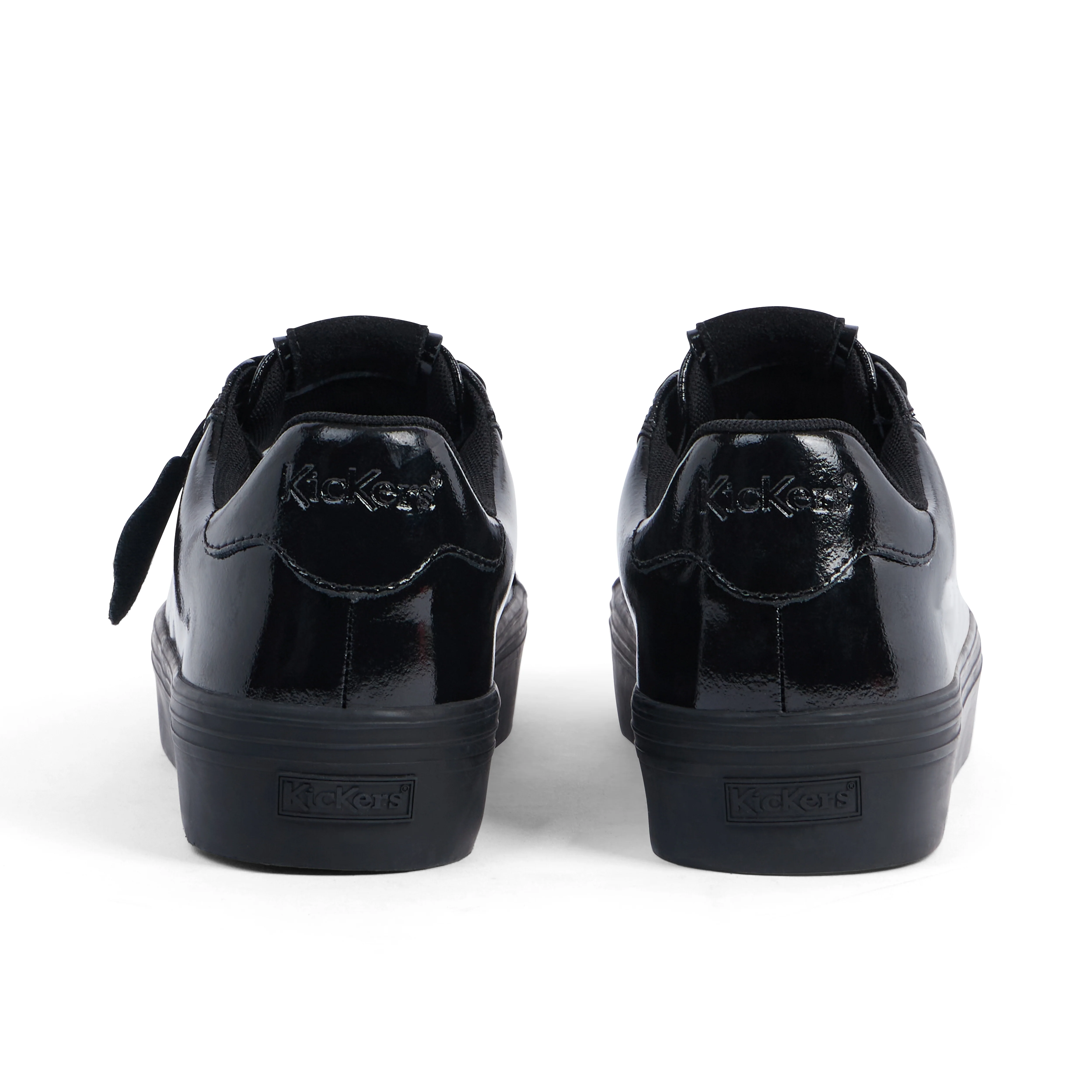 Adult Womens Tovni Stack Lo Flower Patent Leather Black - Image 5