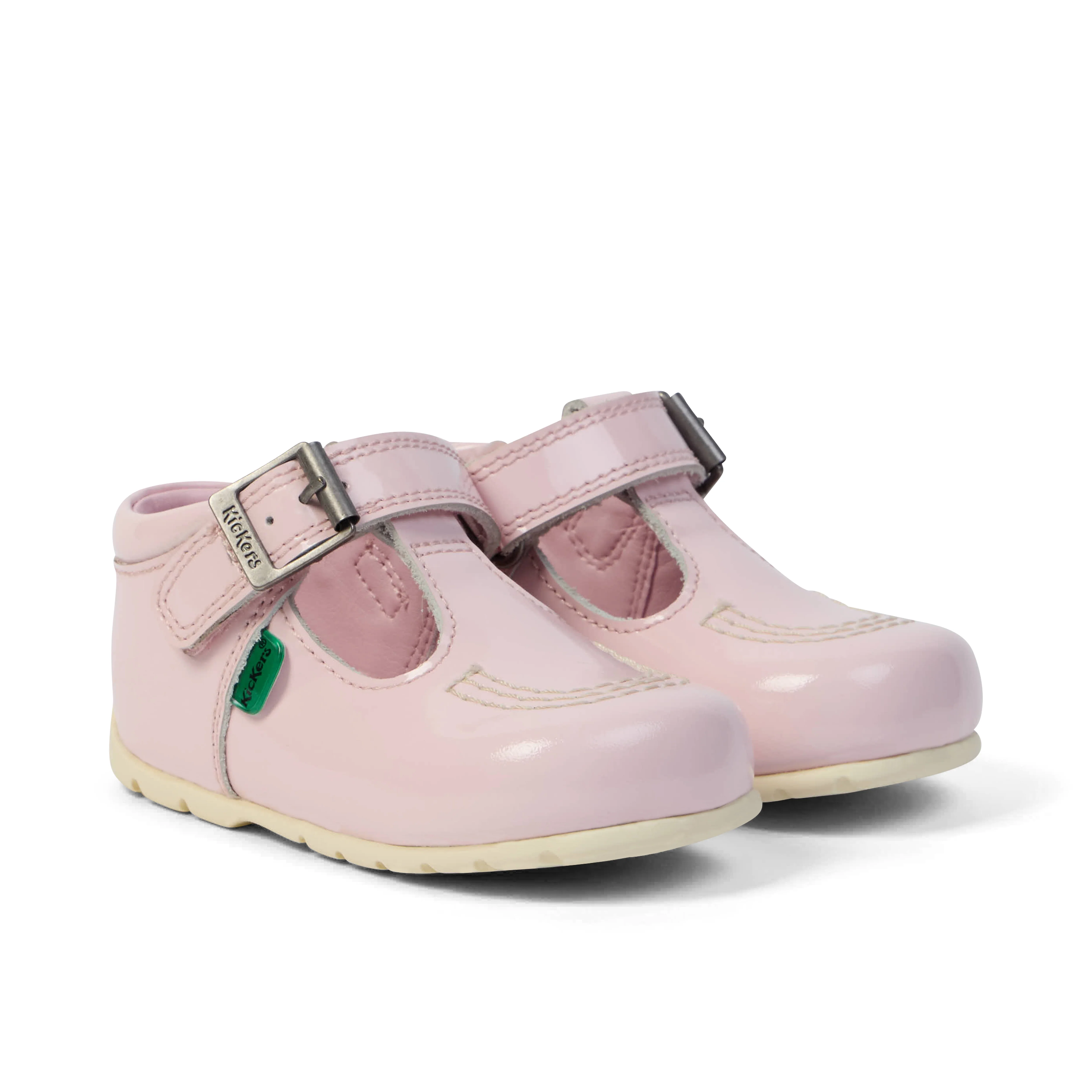 Baby Girl Kick T-Bar Light Pink - Image 3