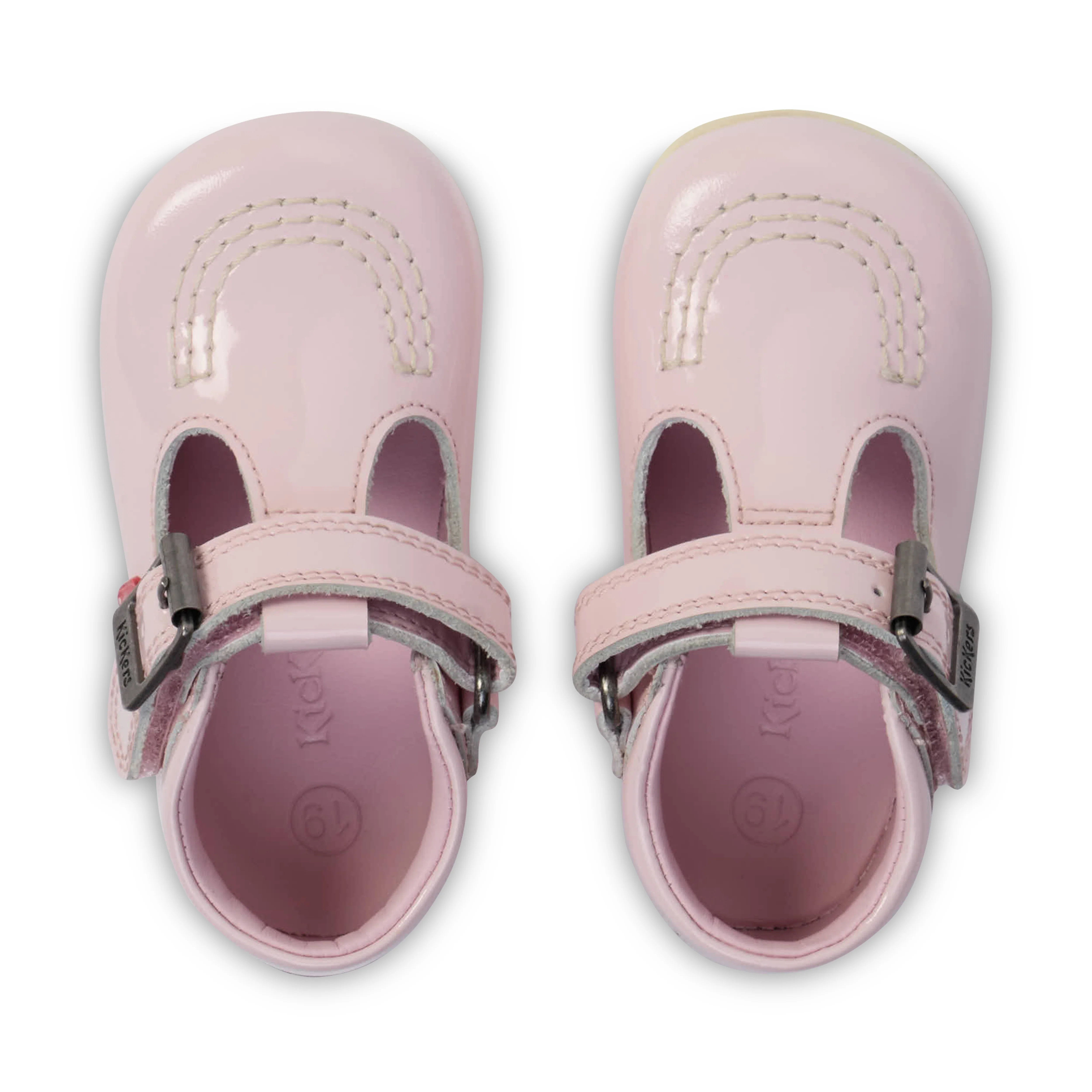 Baby Girl Kick T-Bar Light Pink - Image 4