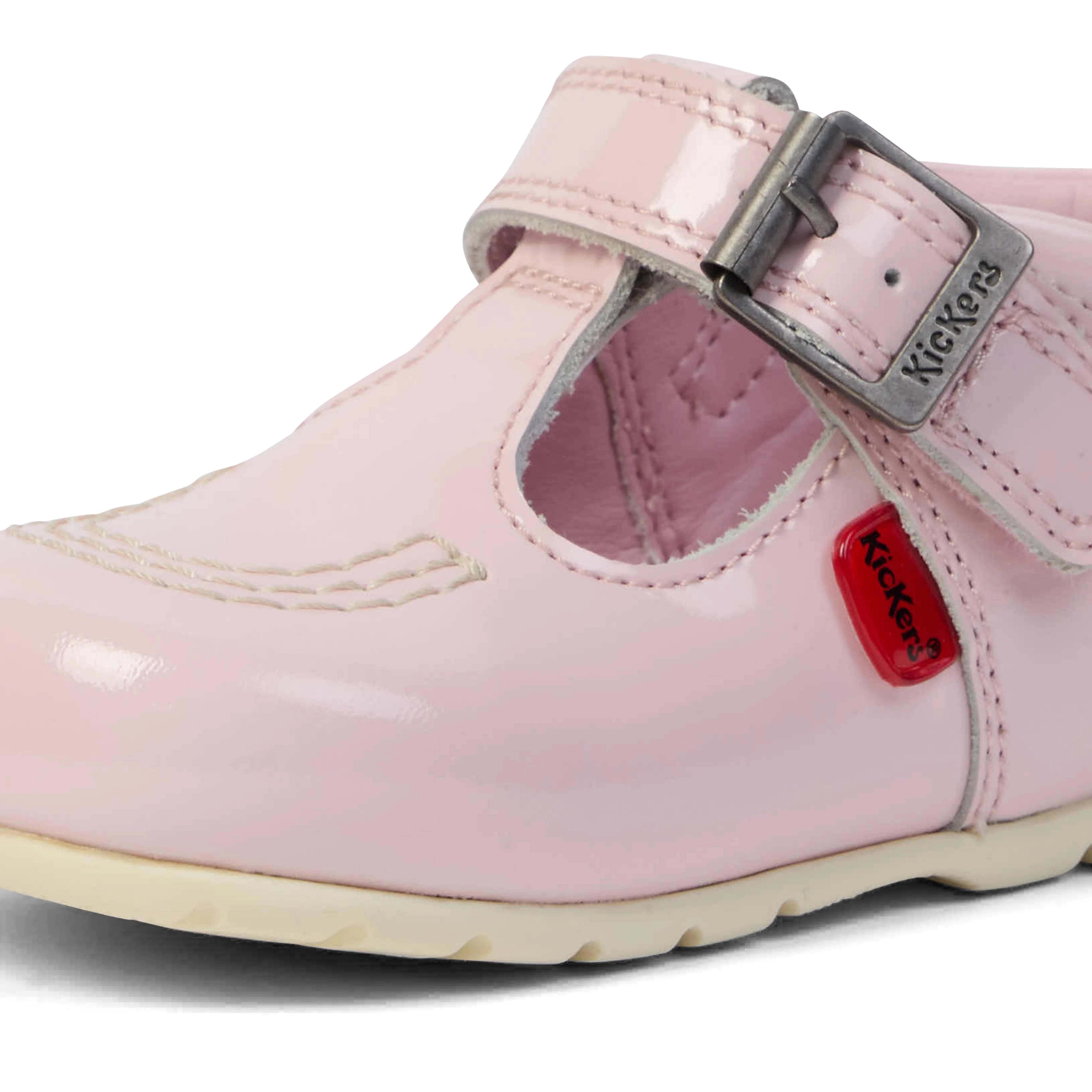 Baby Girl Kick T-Bar Light Pink - Image 6