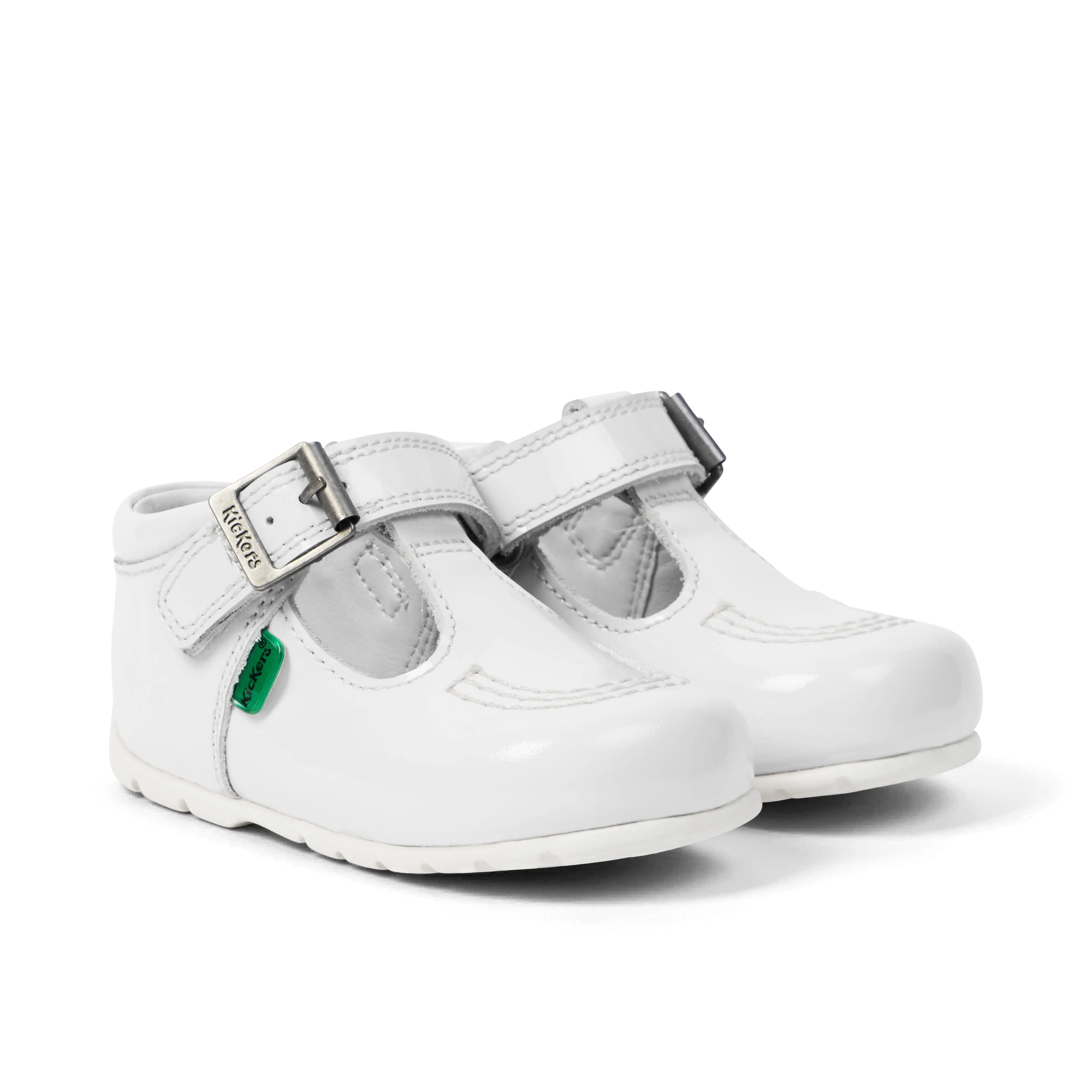 Baby Girl Kick T-Bar White - Image 3