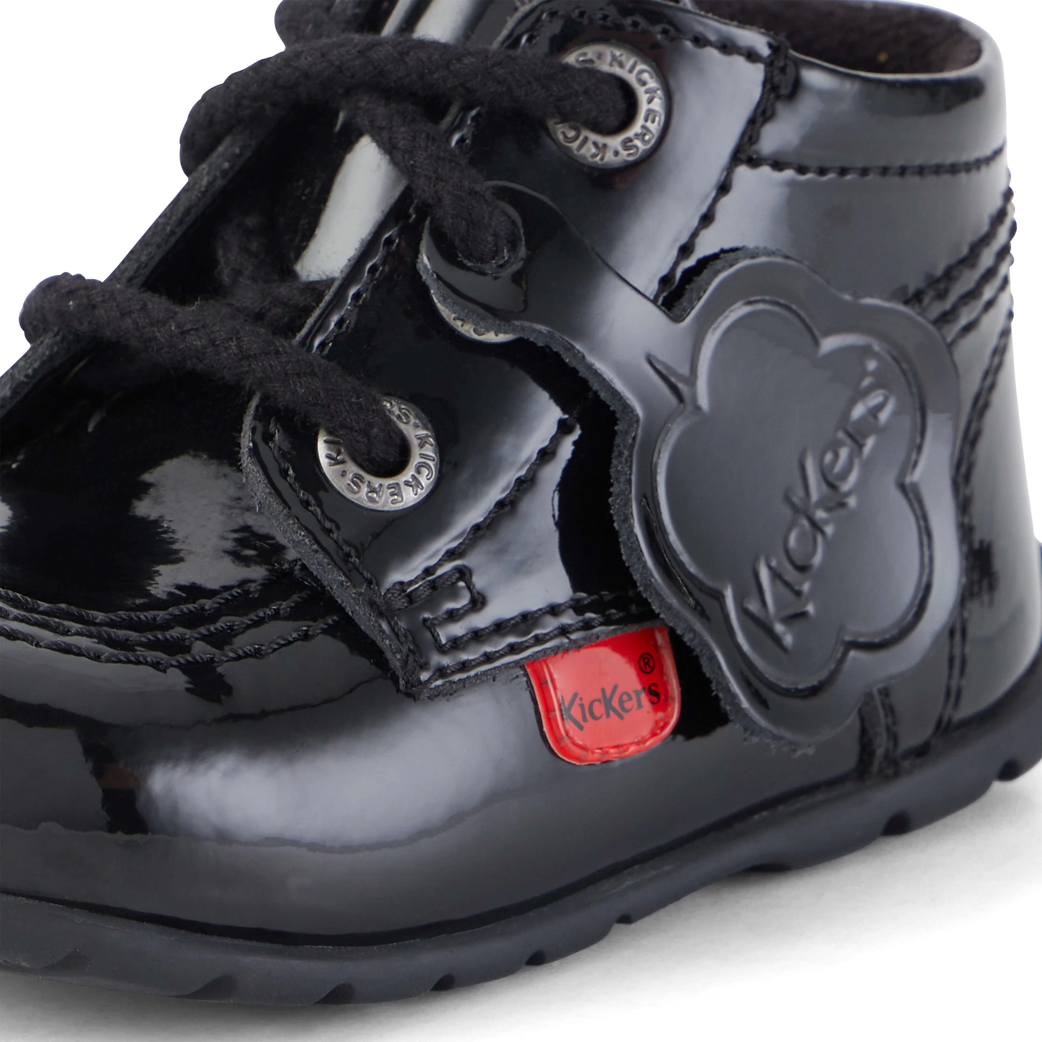 Baby Kick Hi B Zip Patent Leather Black - Image 6