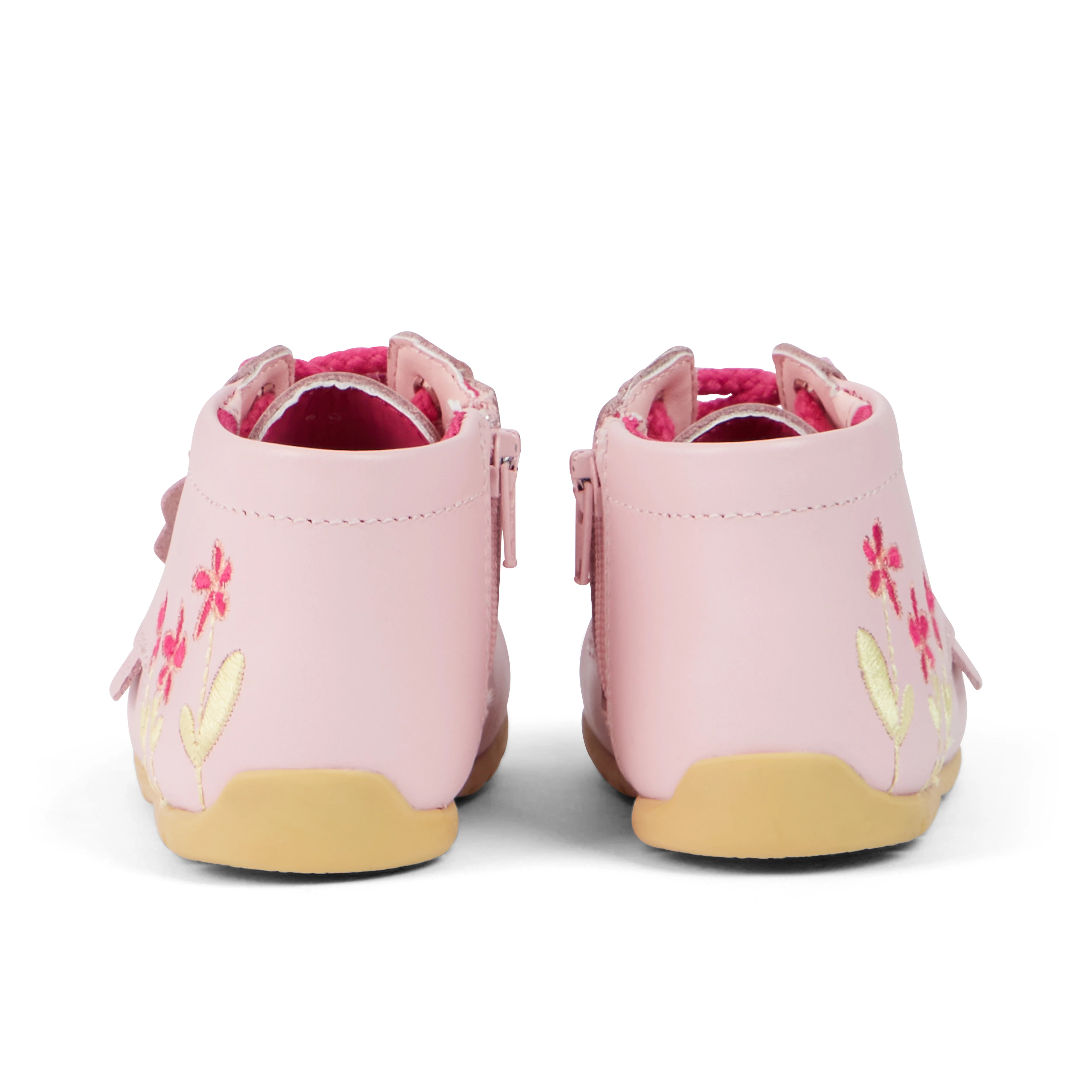 Baby Kick Hi Flower Boots Leather Pink - Image 5