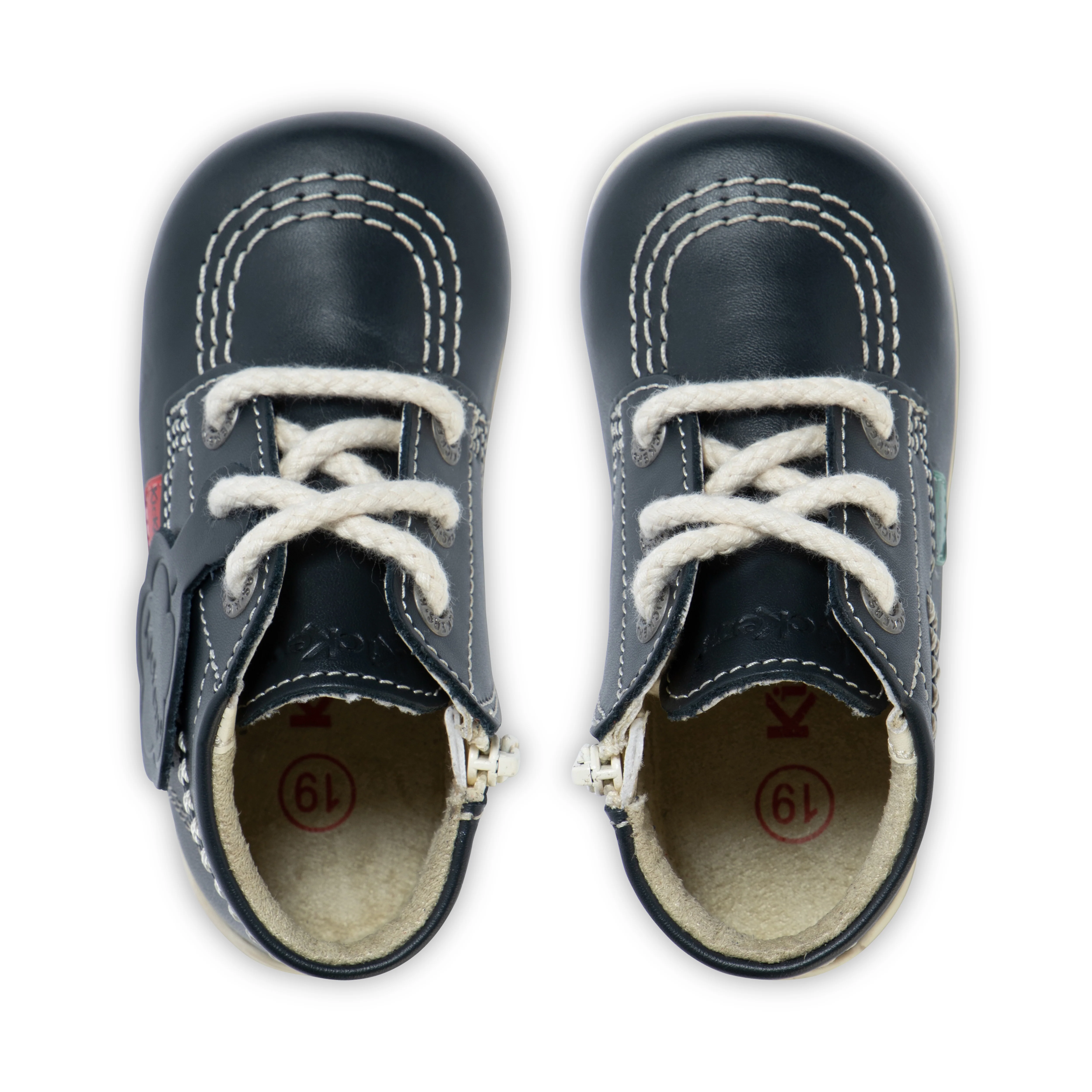 Baby Kick Hi Leather Navy - Image 4