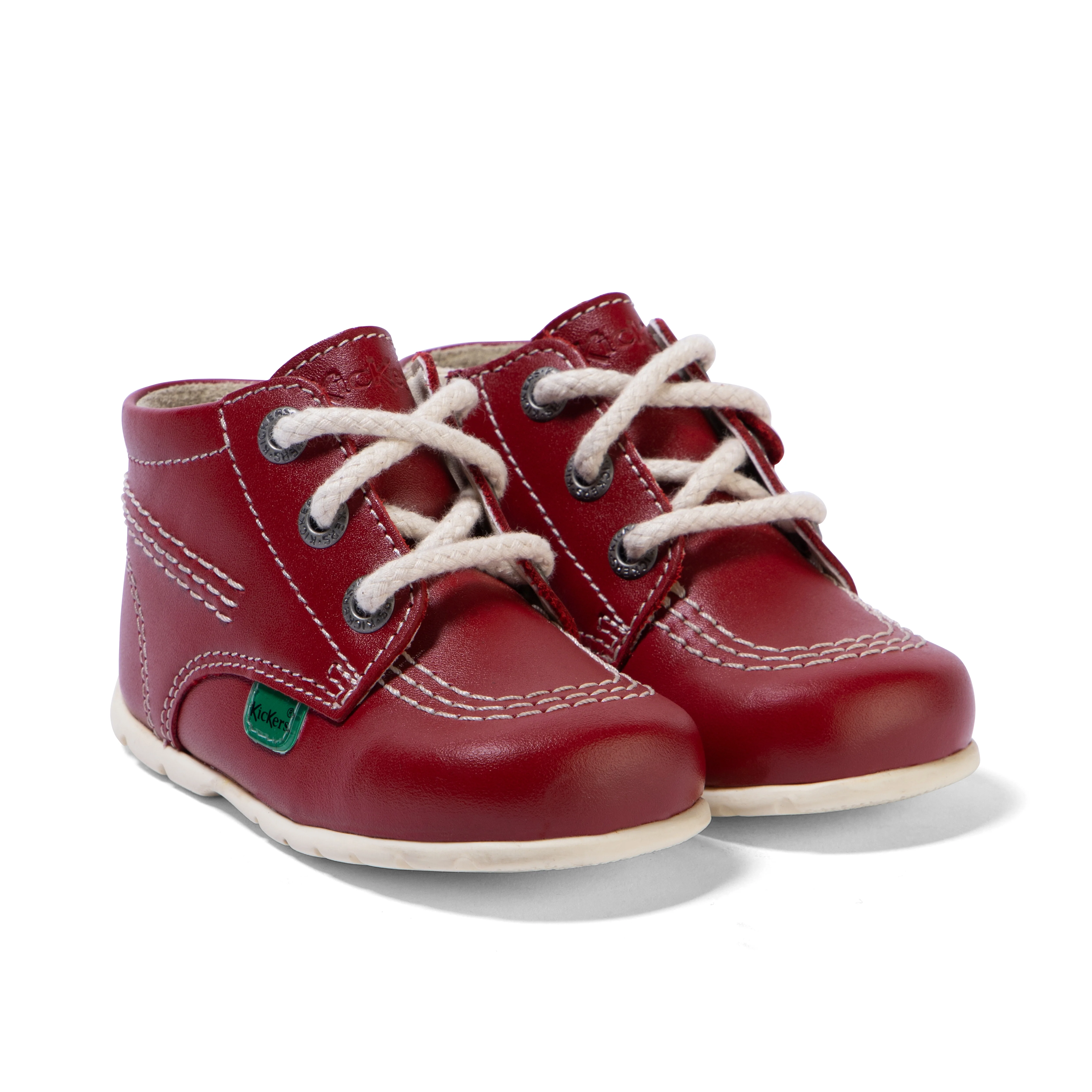 Baby Kick Hi Leather Red - Image 3