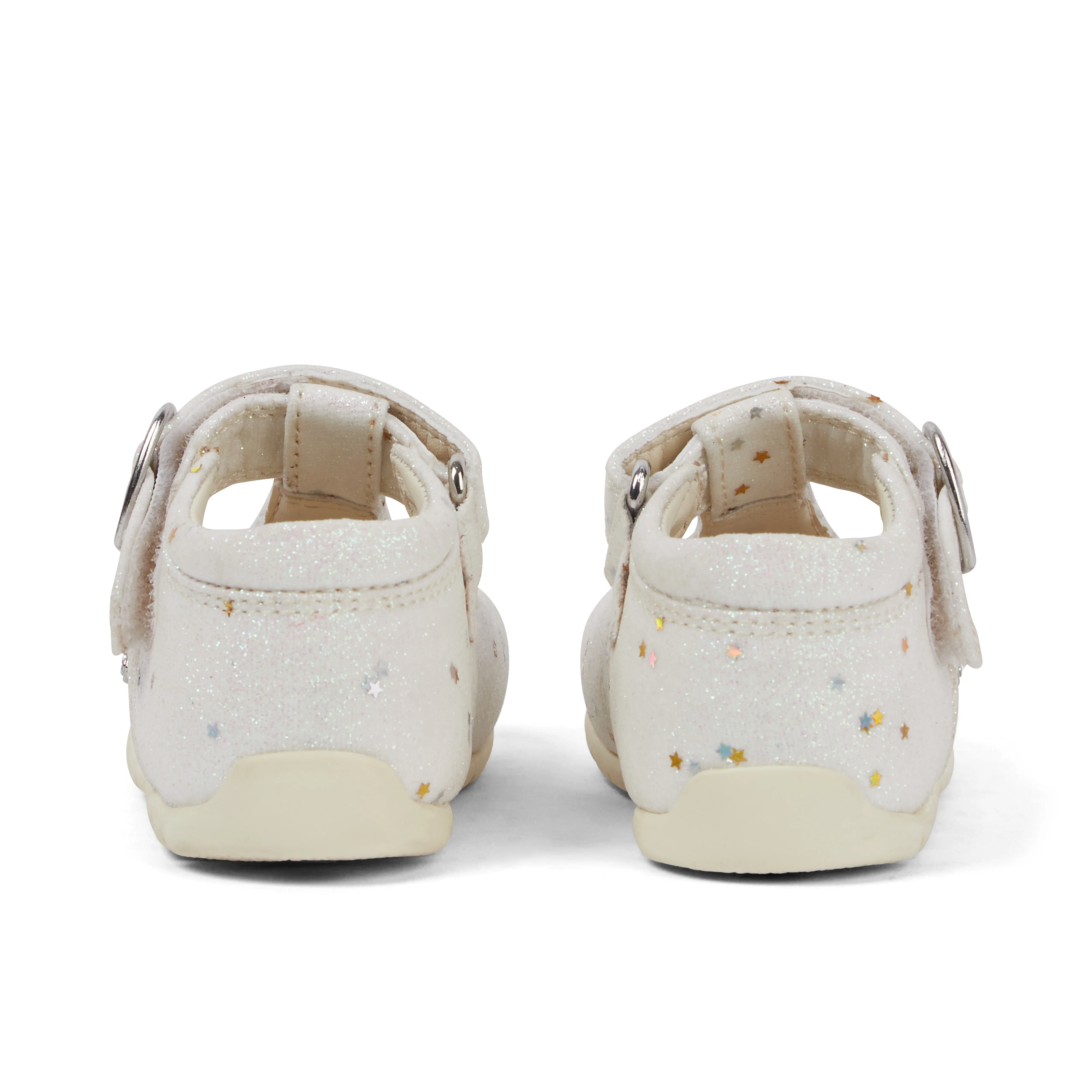 Baby Unisex Kick T Glitter Shoes White - Image 5