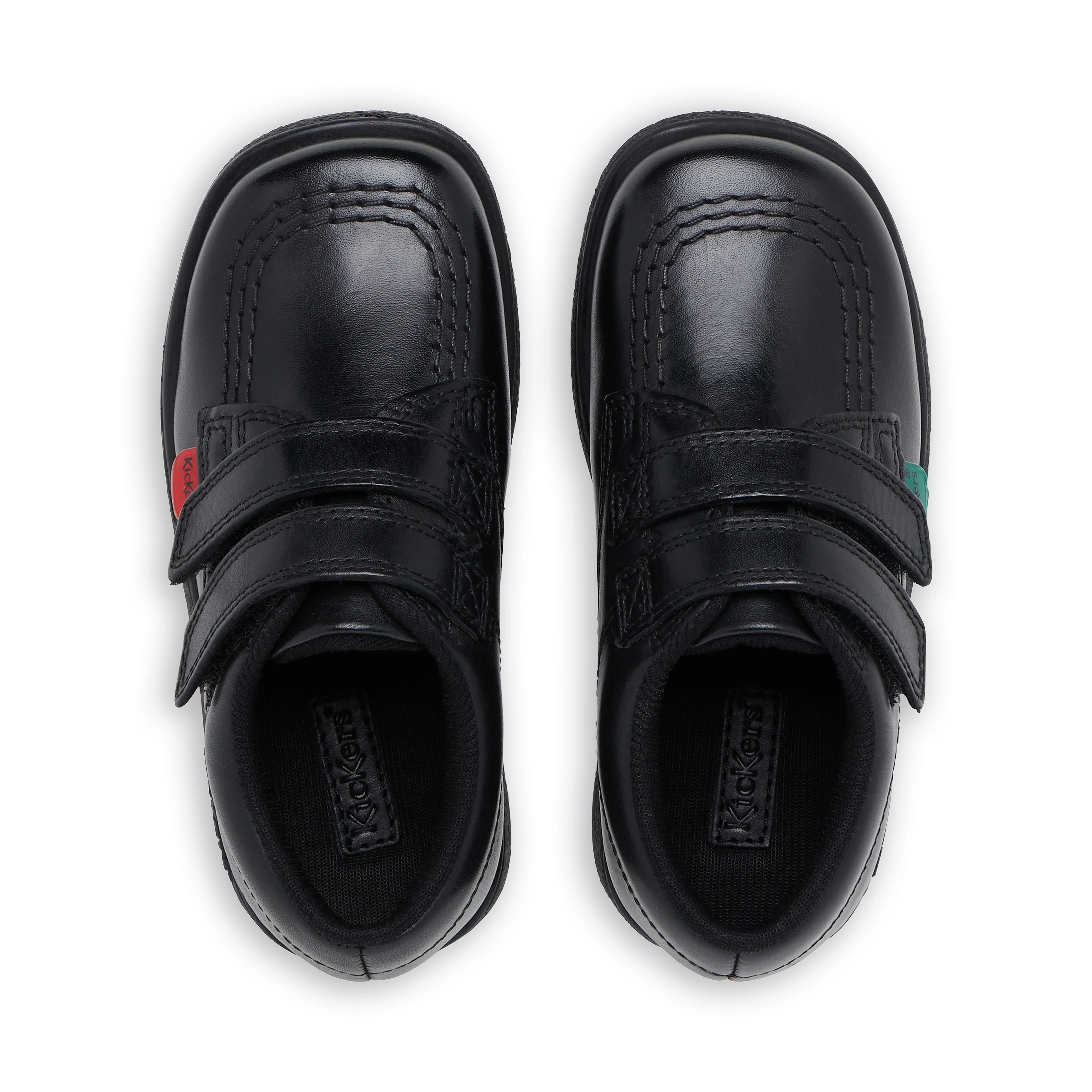 Infant Boys Fragma Lo Twin Vel Leather Black - Image 4