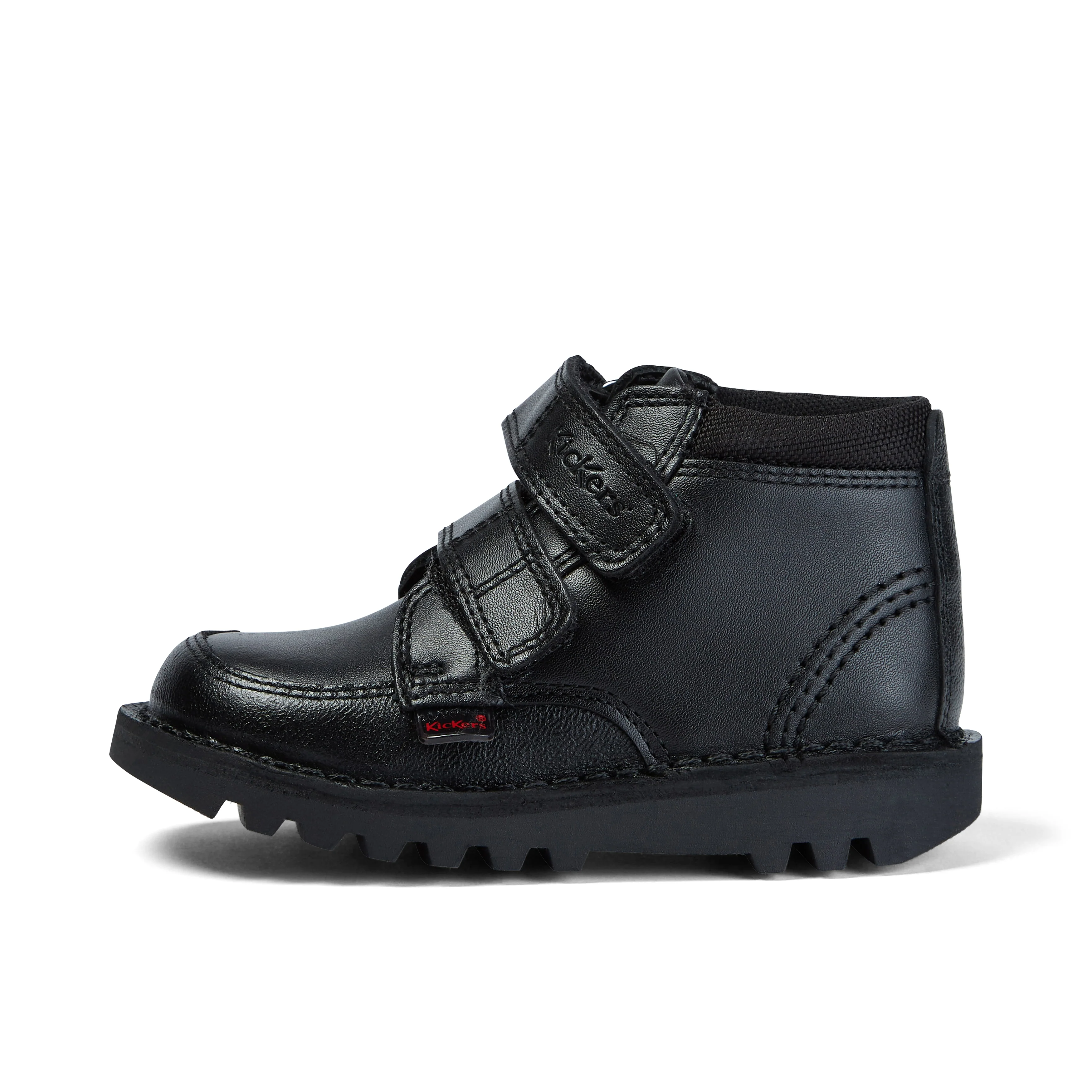 Infant Boys Kick Hi Scuff Leather Black