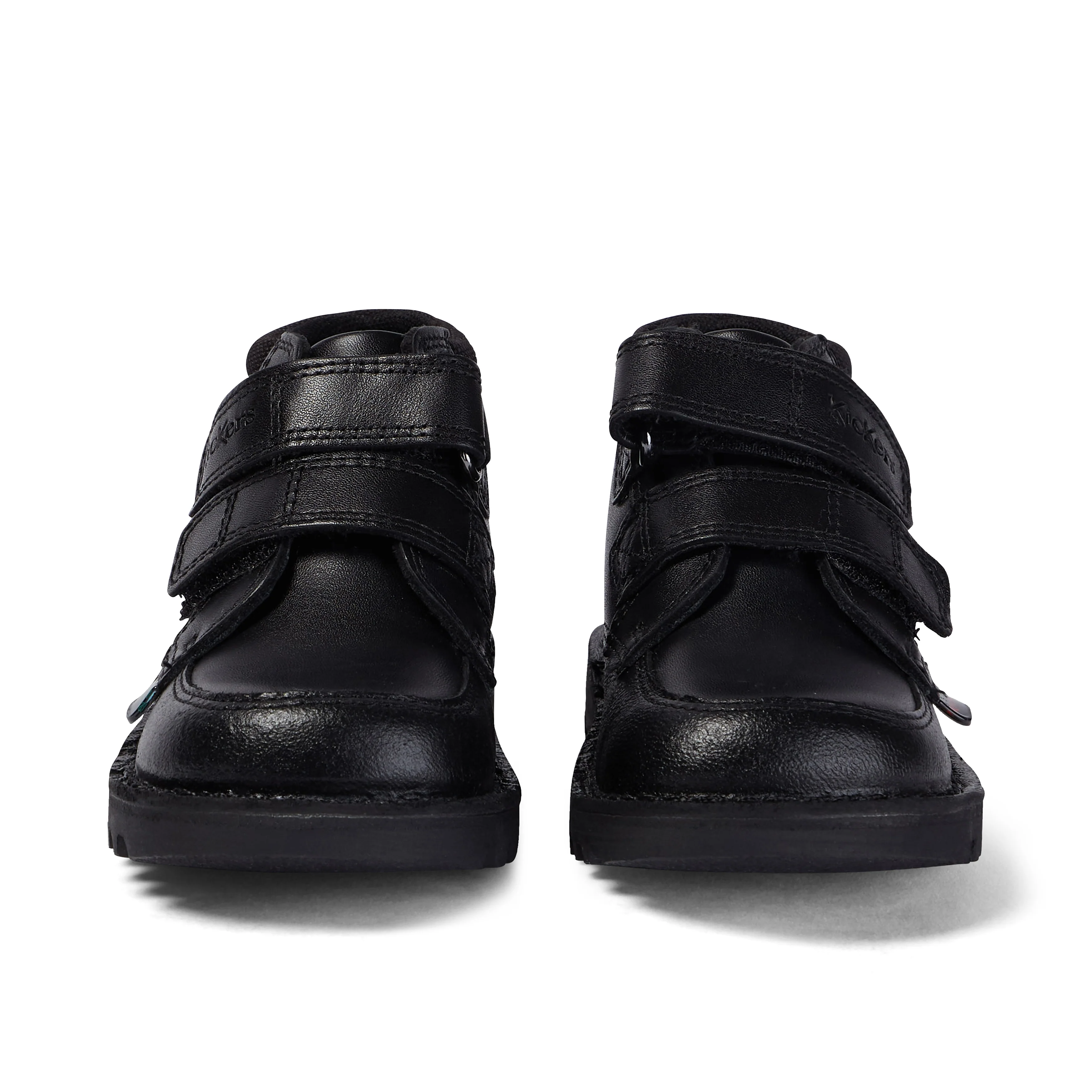 Infant Boys Kick Hi Scuff Leather Black - Image 2