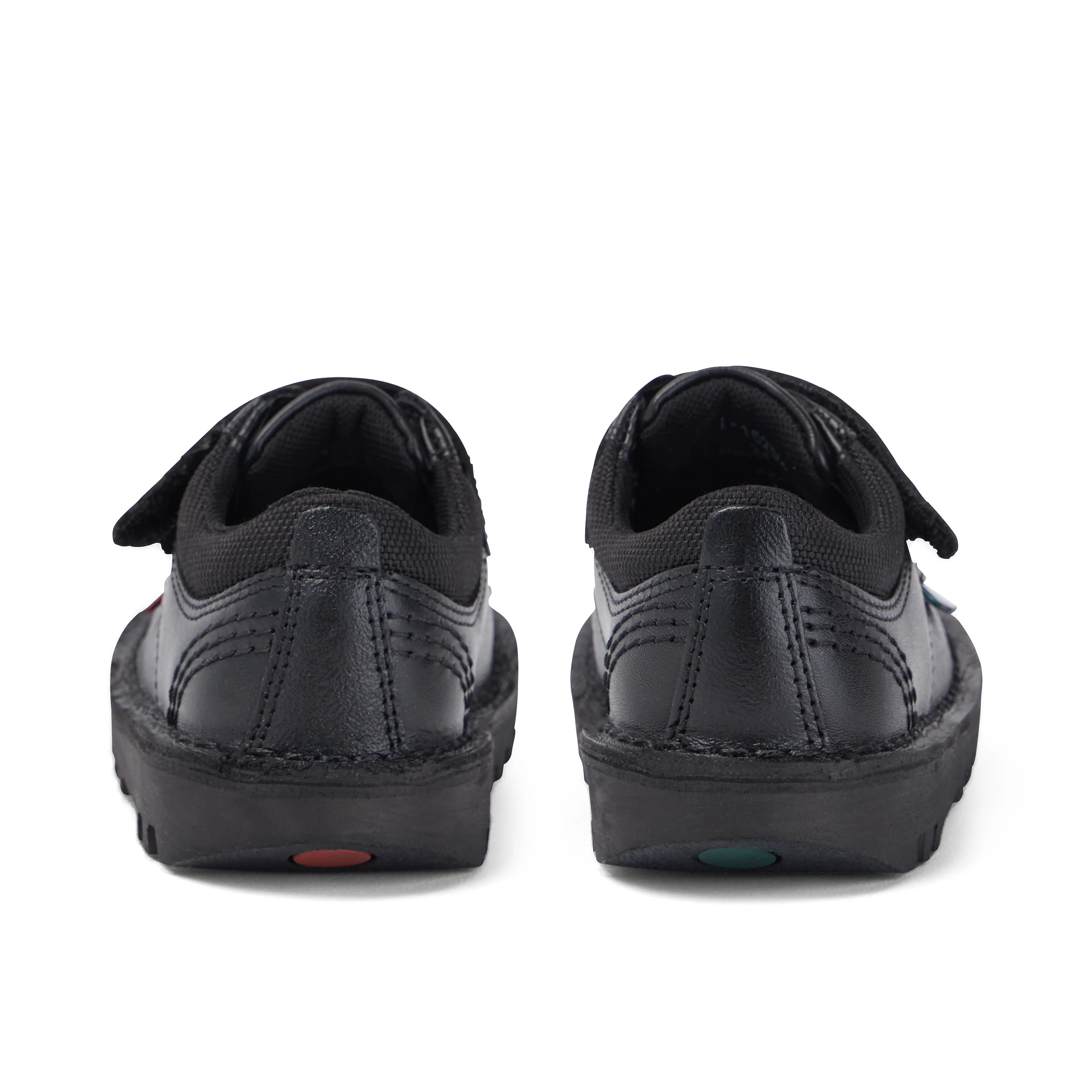 Infant Boys Kick Lo Scuff Leather Black - Image 5