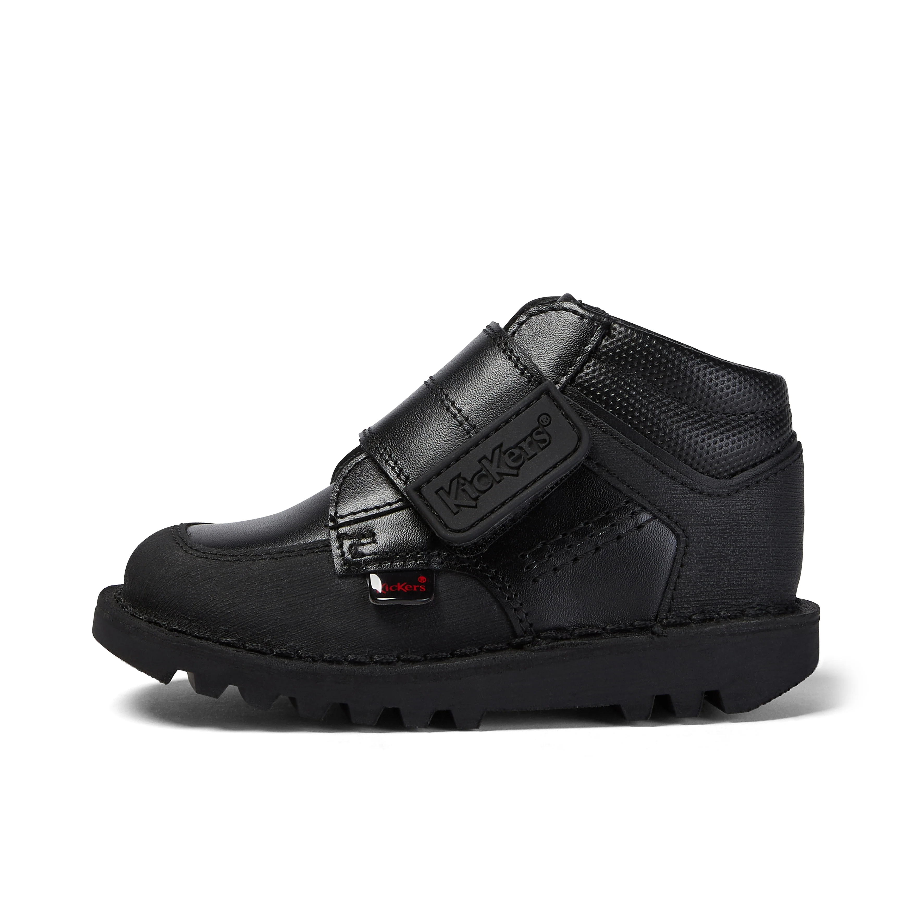Infant Boys Kick Mid Scuff Leather Black