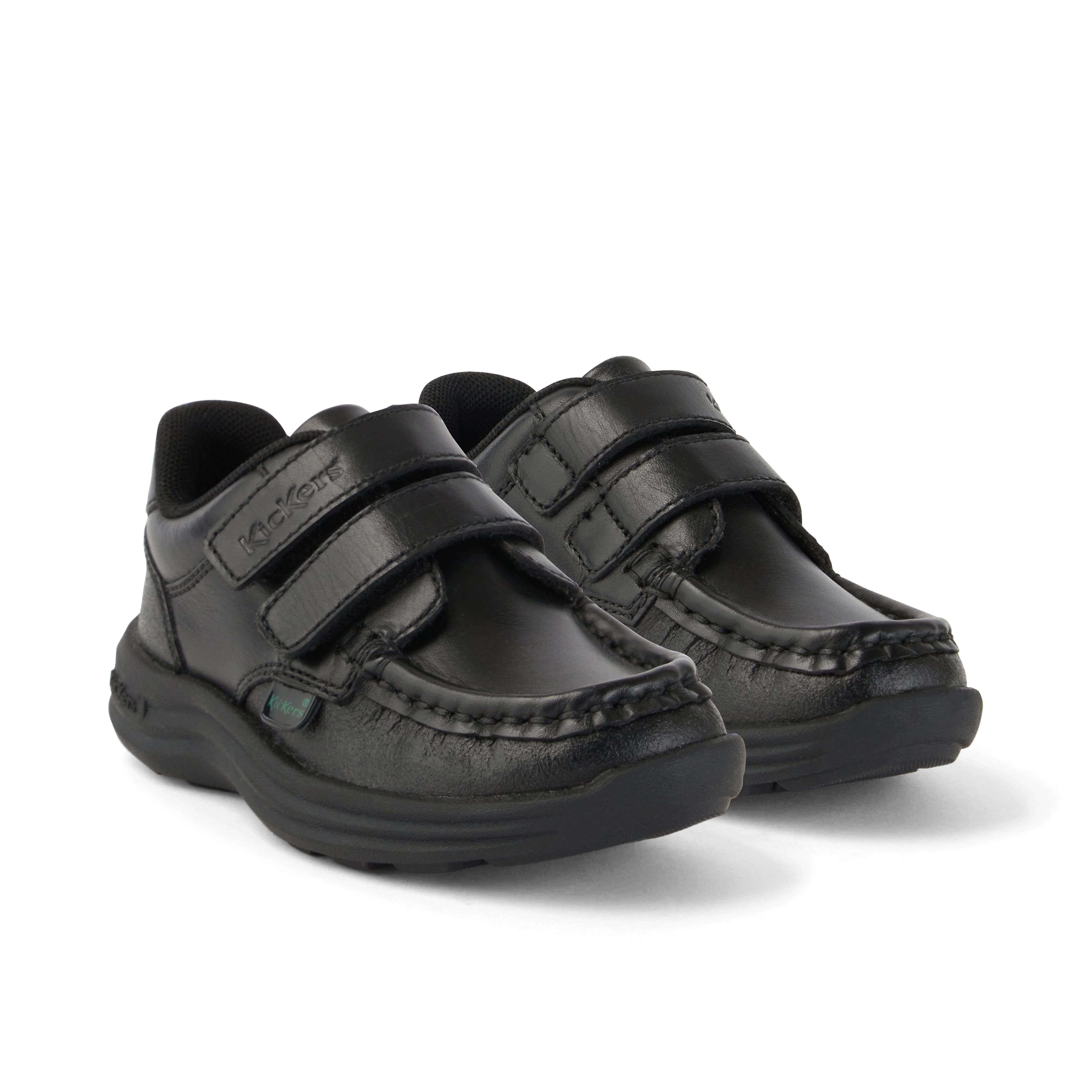 Infant Boys Reasan Twin Vel Leather Black - Image 3