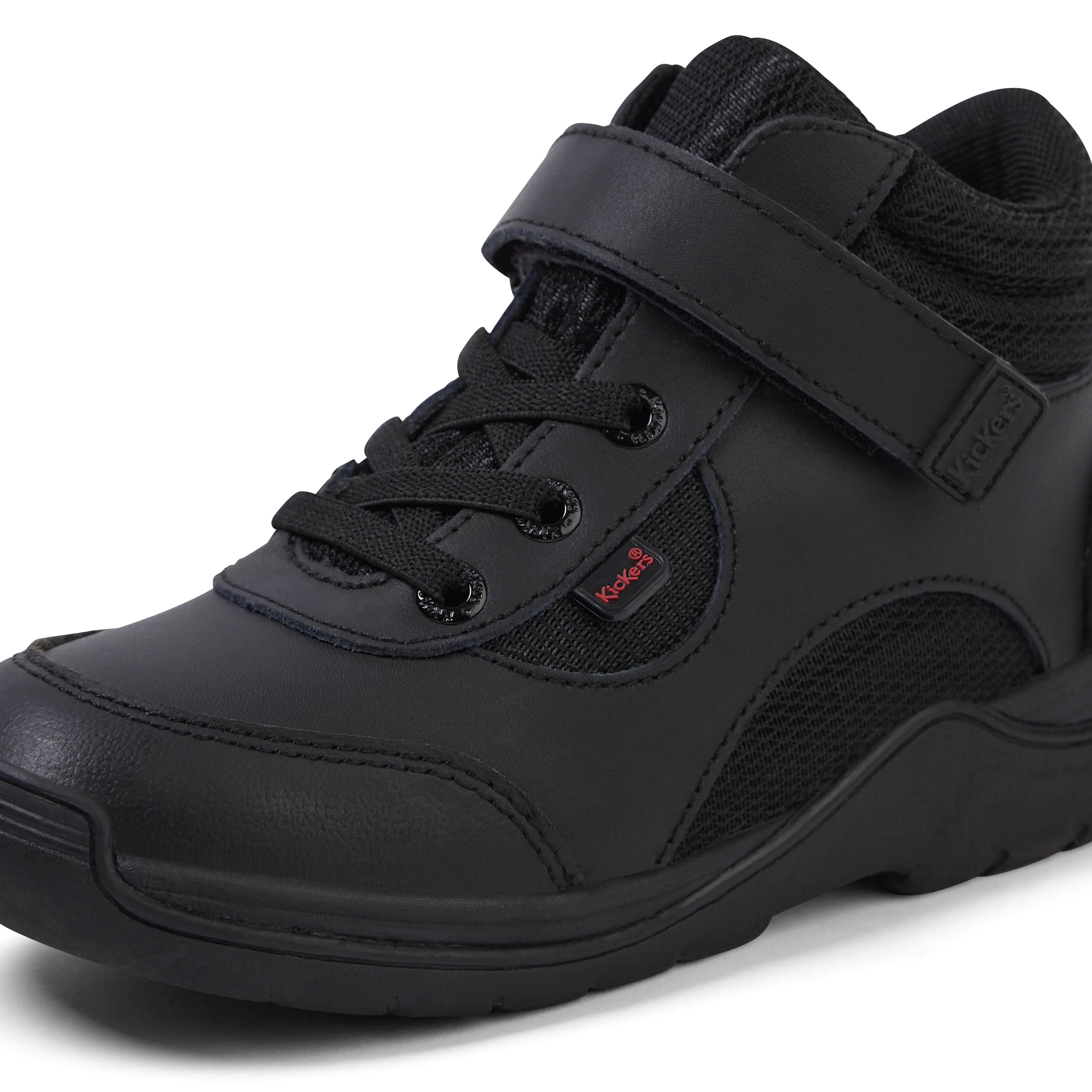 Infant Boys Stomper Hi Leather Black - Image 6