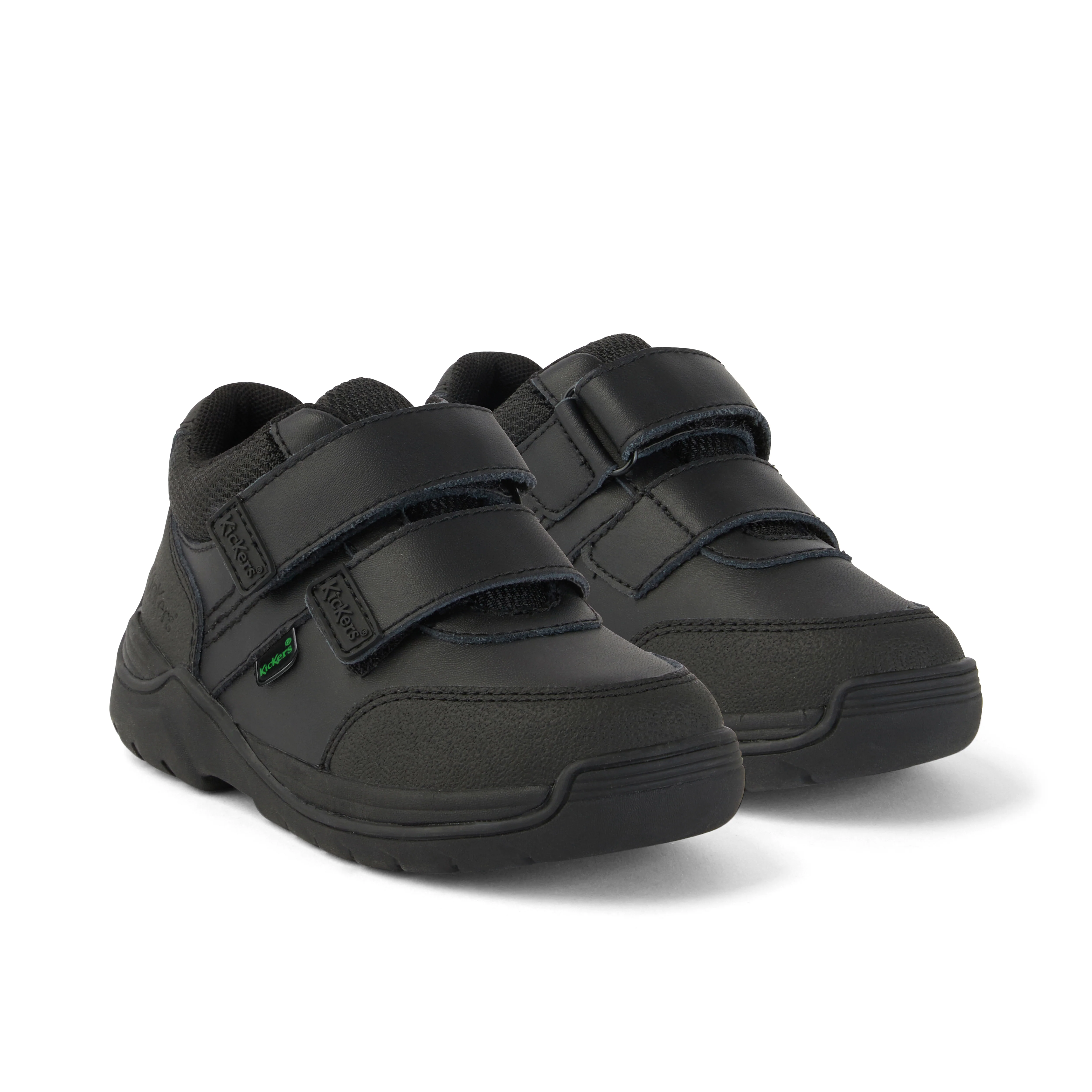 Infant Boys Stomper Mid Leather Black - Image 3