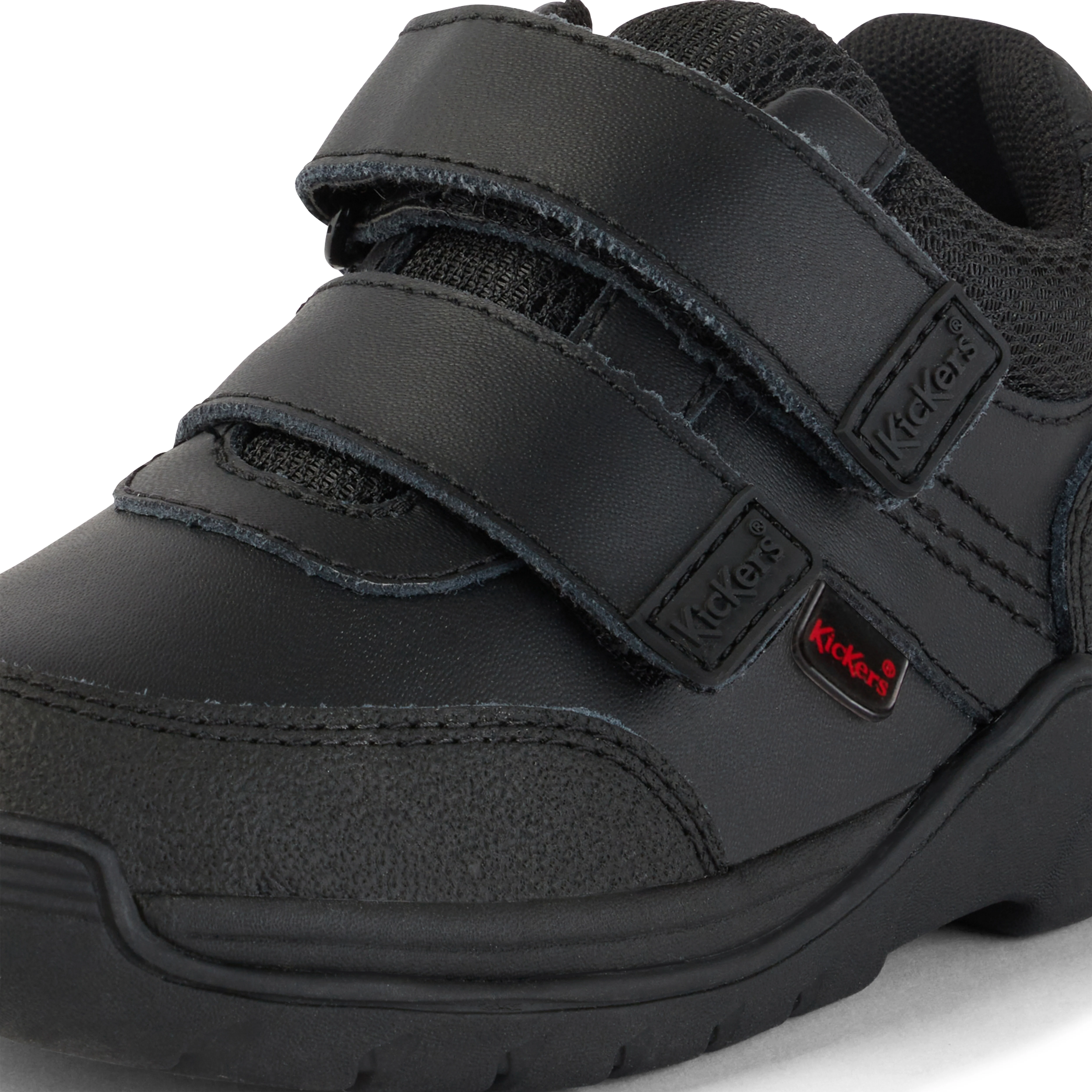 Infant Boys Stomper Mid Leather Black - Image 6