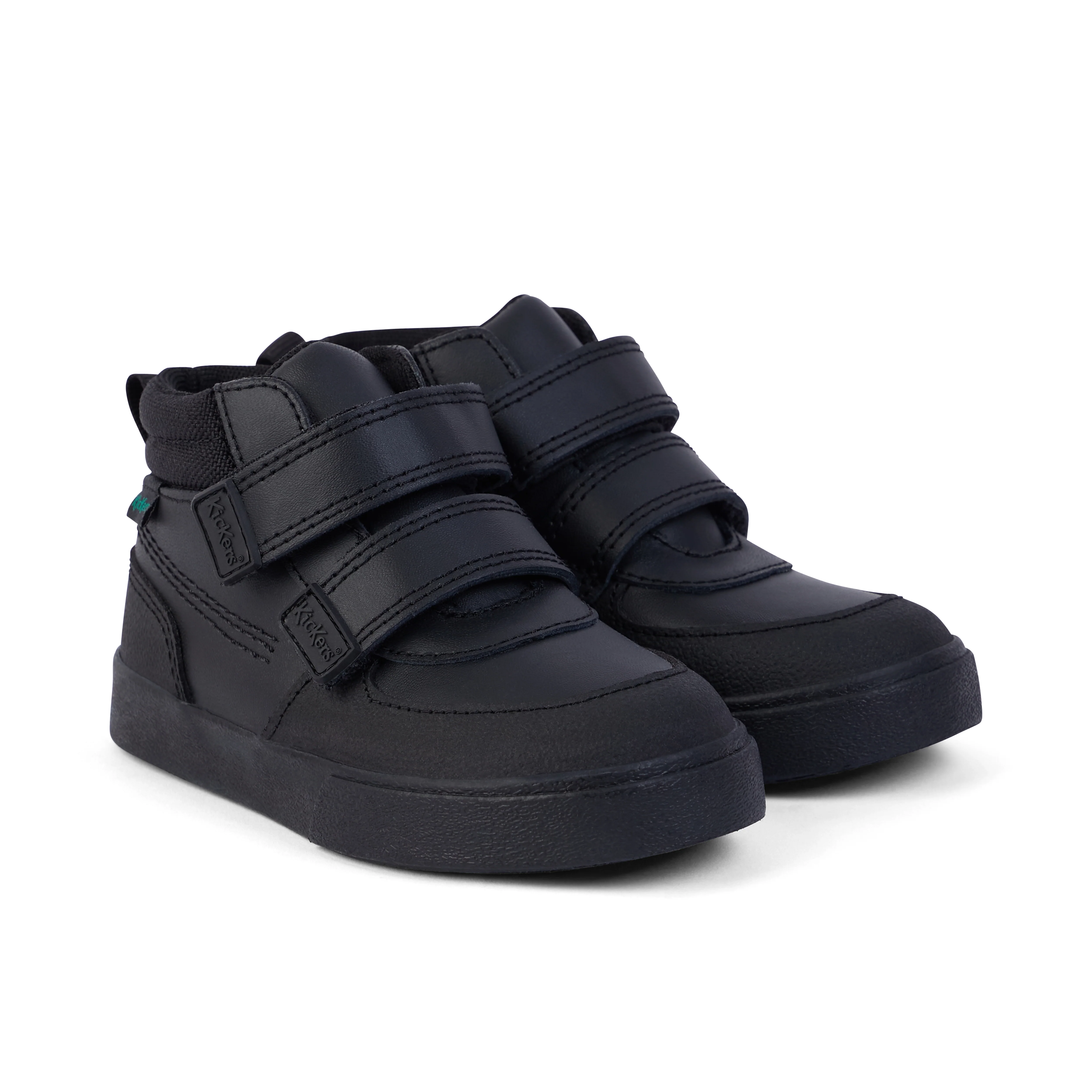 Infant Boys Tovni Scuff Hi Leather Black - Image 3