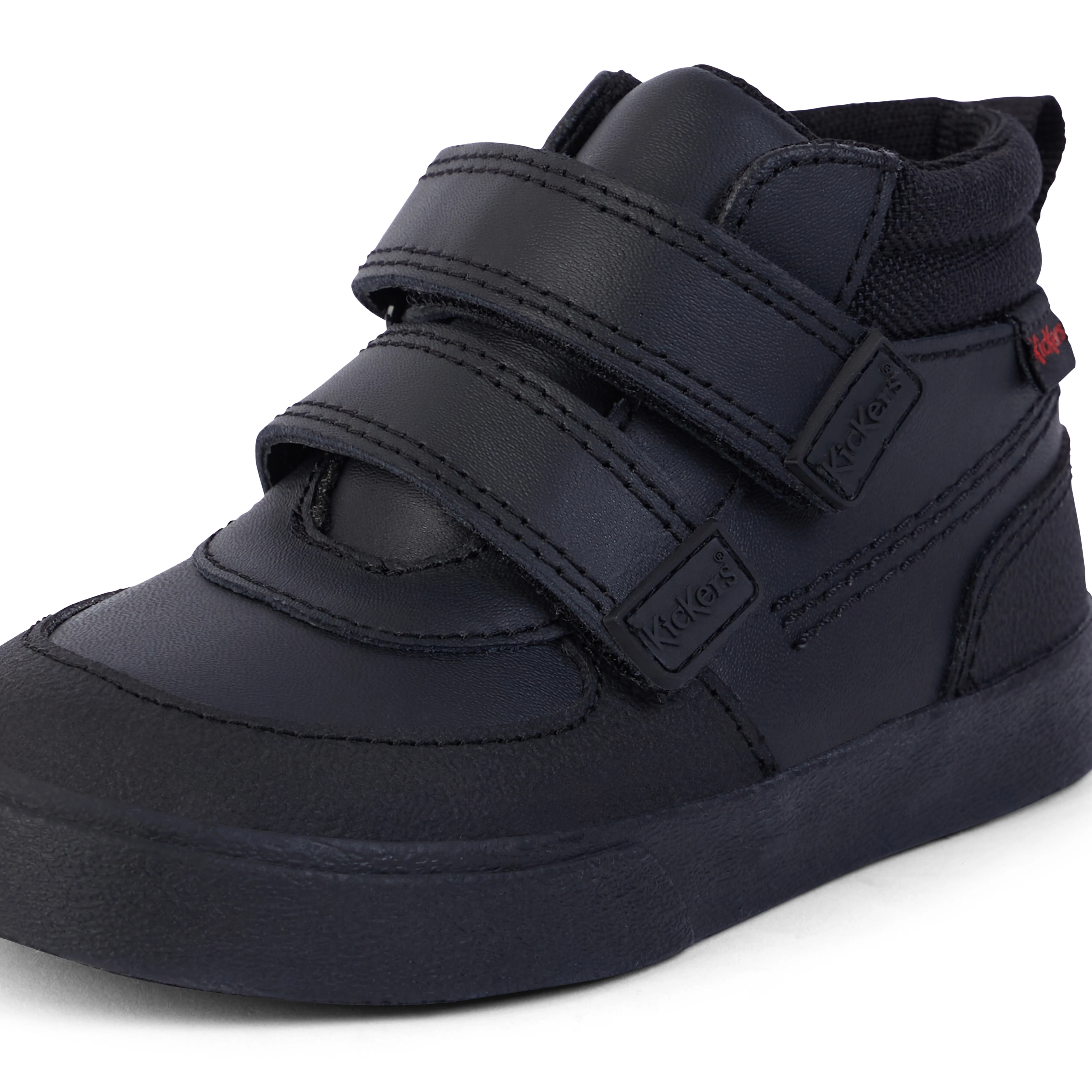 Infant Boys Tovni Scuff Hi Leather Black - Image 6