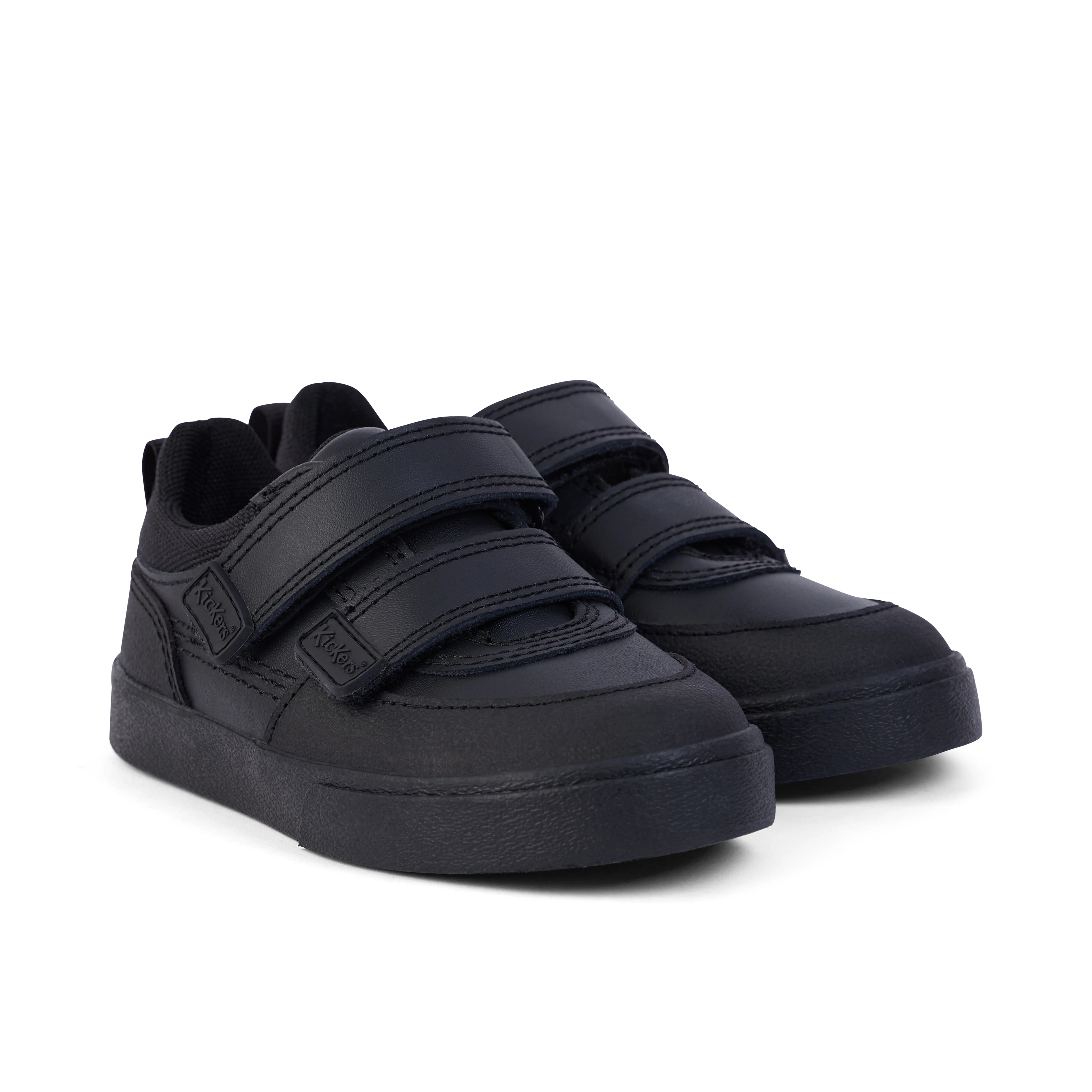 Infant Boys Tovni Scuff Lo Leather Black - Image 3