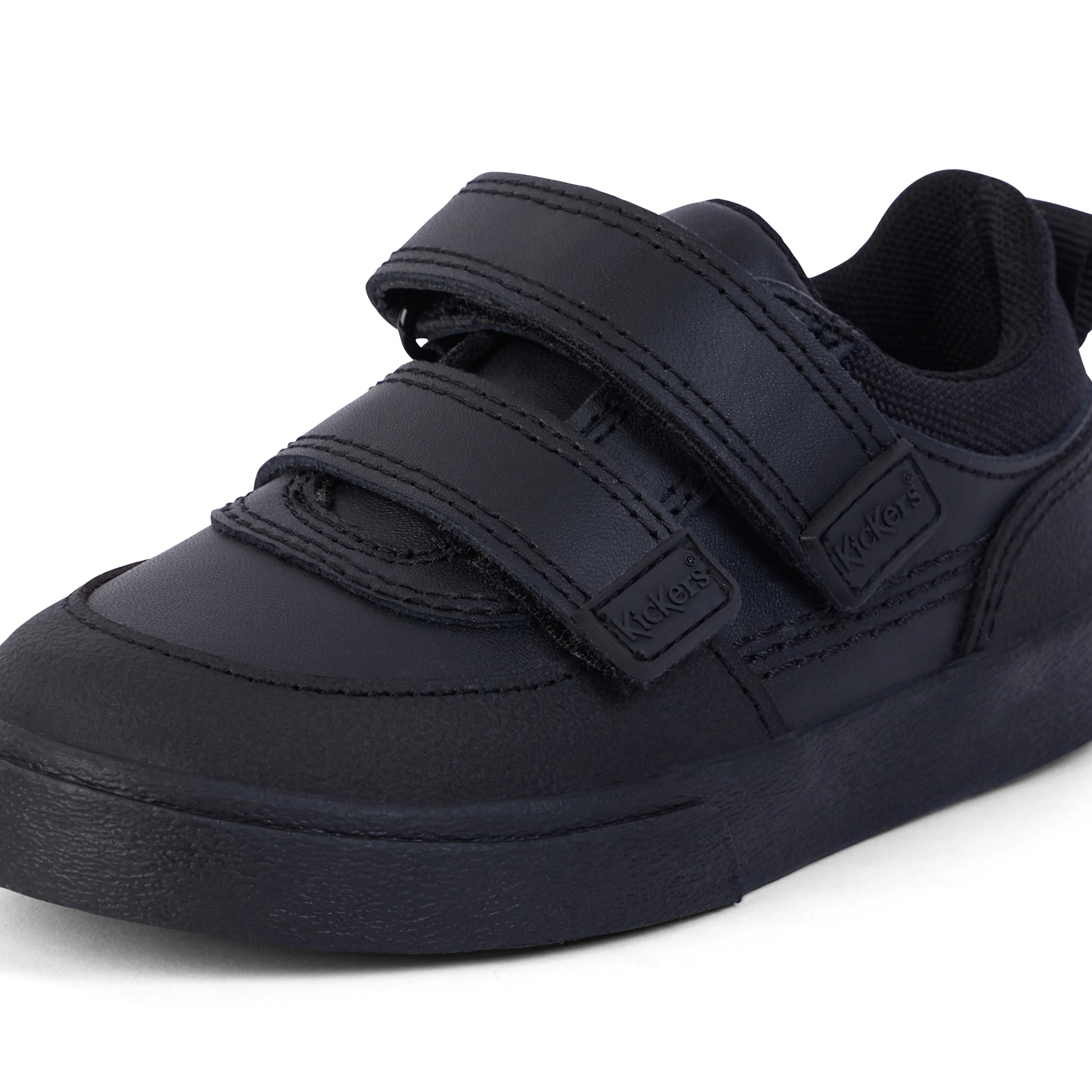 Infant Boys Tovni Scuff Lo Leather Black - Image 6