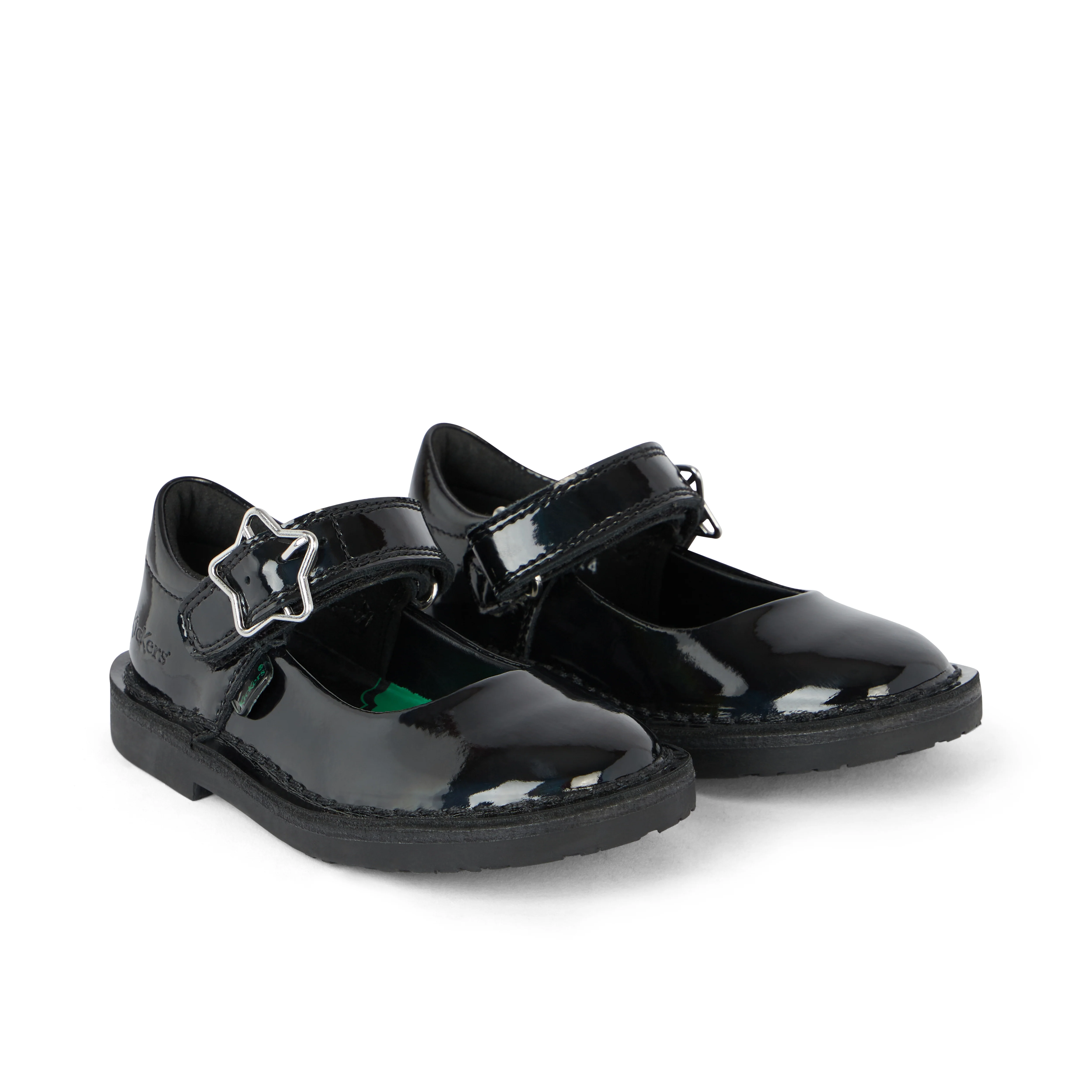 Infant Girls Adlar Mj Stardust Patent Leather Black - Image 3