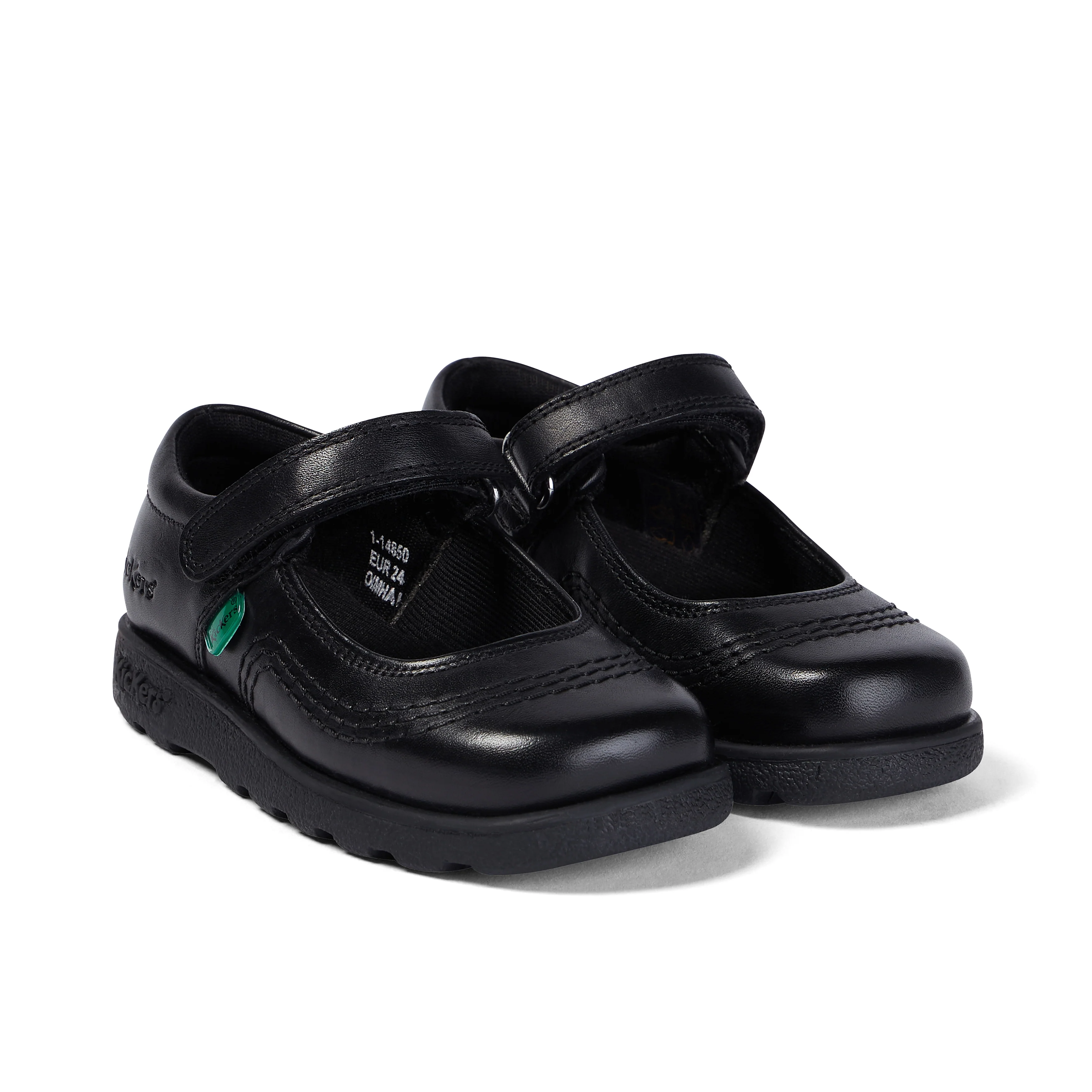 Infant Girls Fragma Pop Leather Black - Image 3