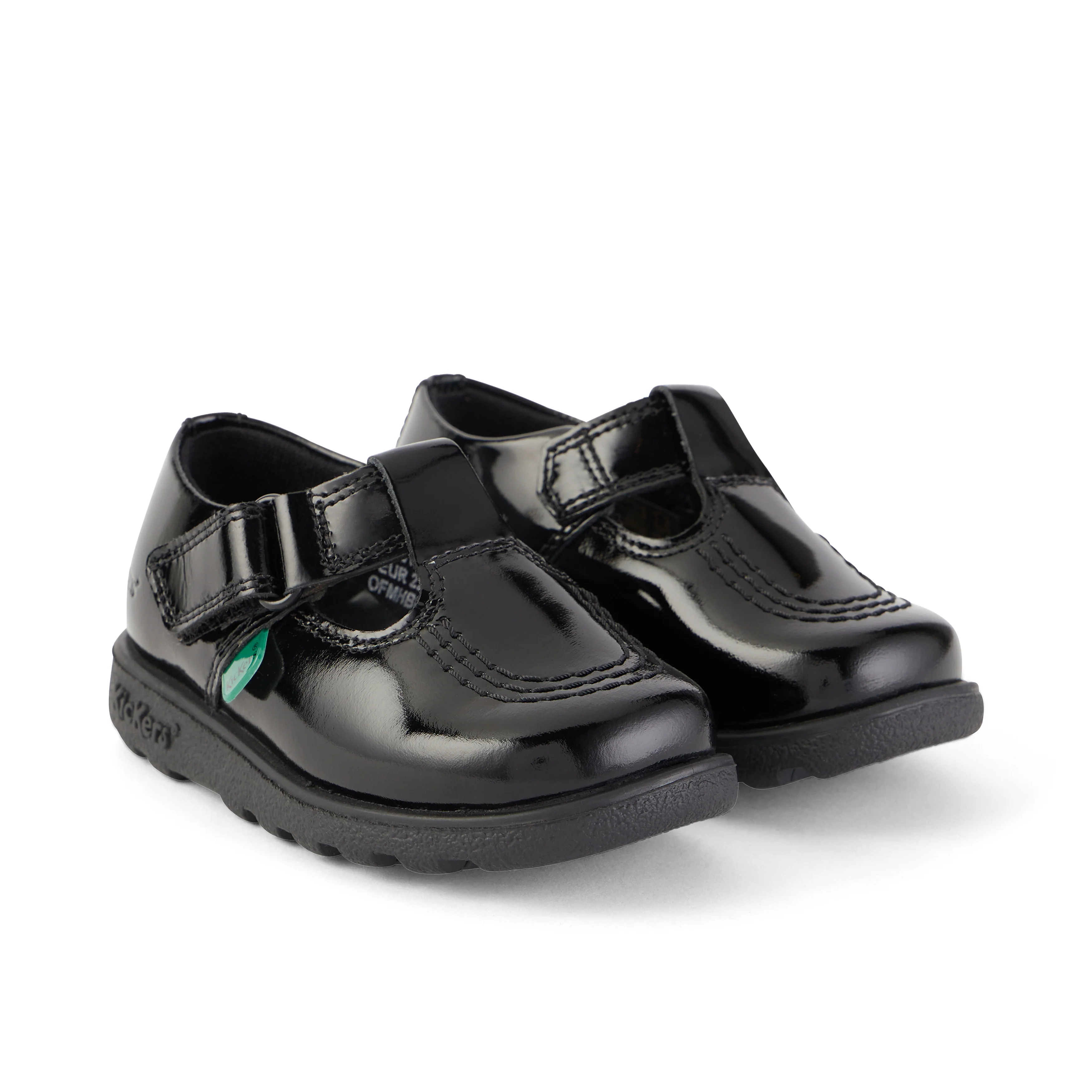 Infant Girls Fragma T-Bar Patent Leather Black - Image 3