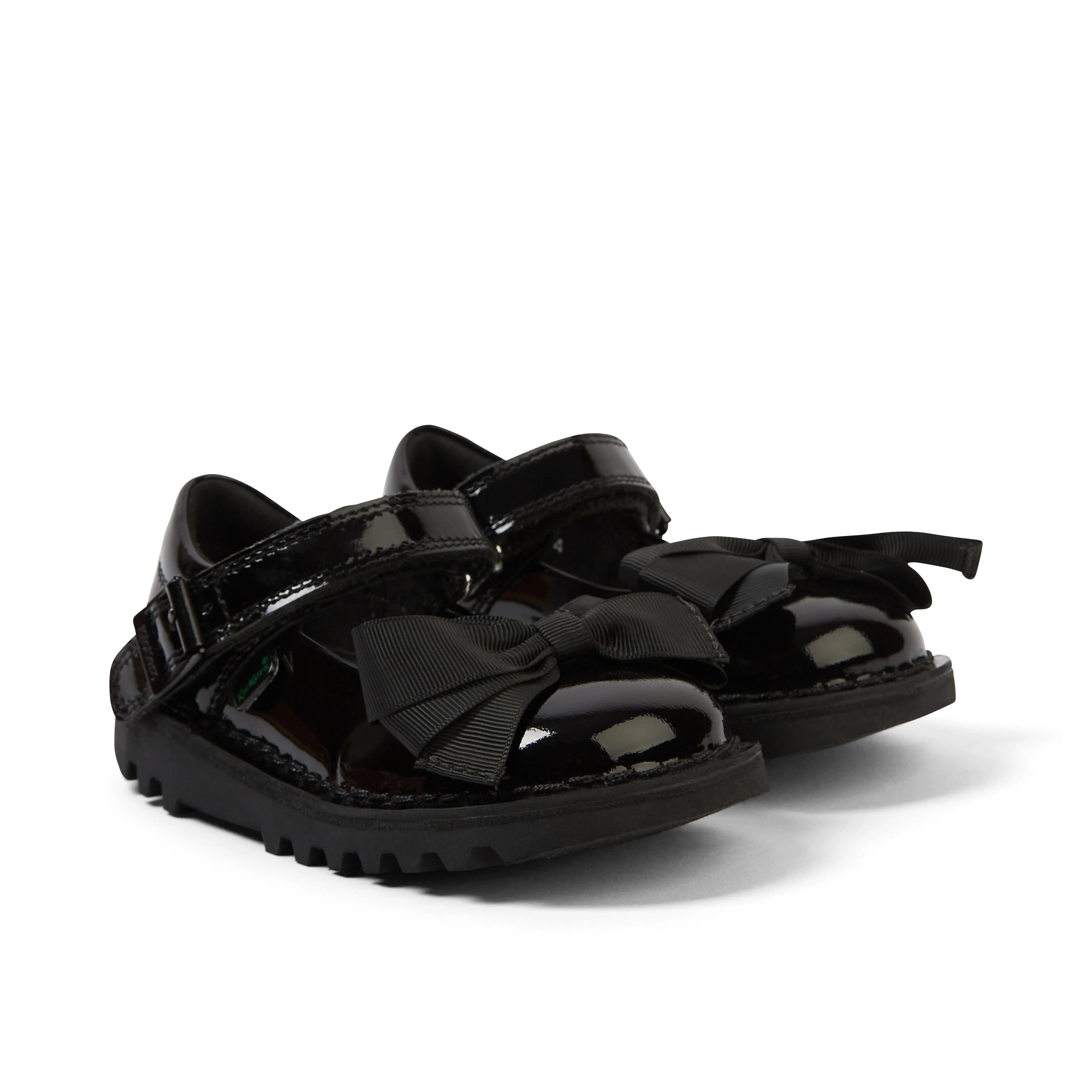 Infant Girls Kick Mj Bow Patent Leather Black - Image 3