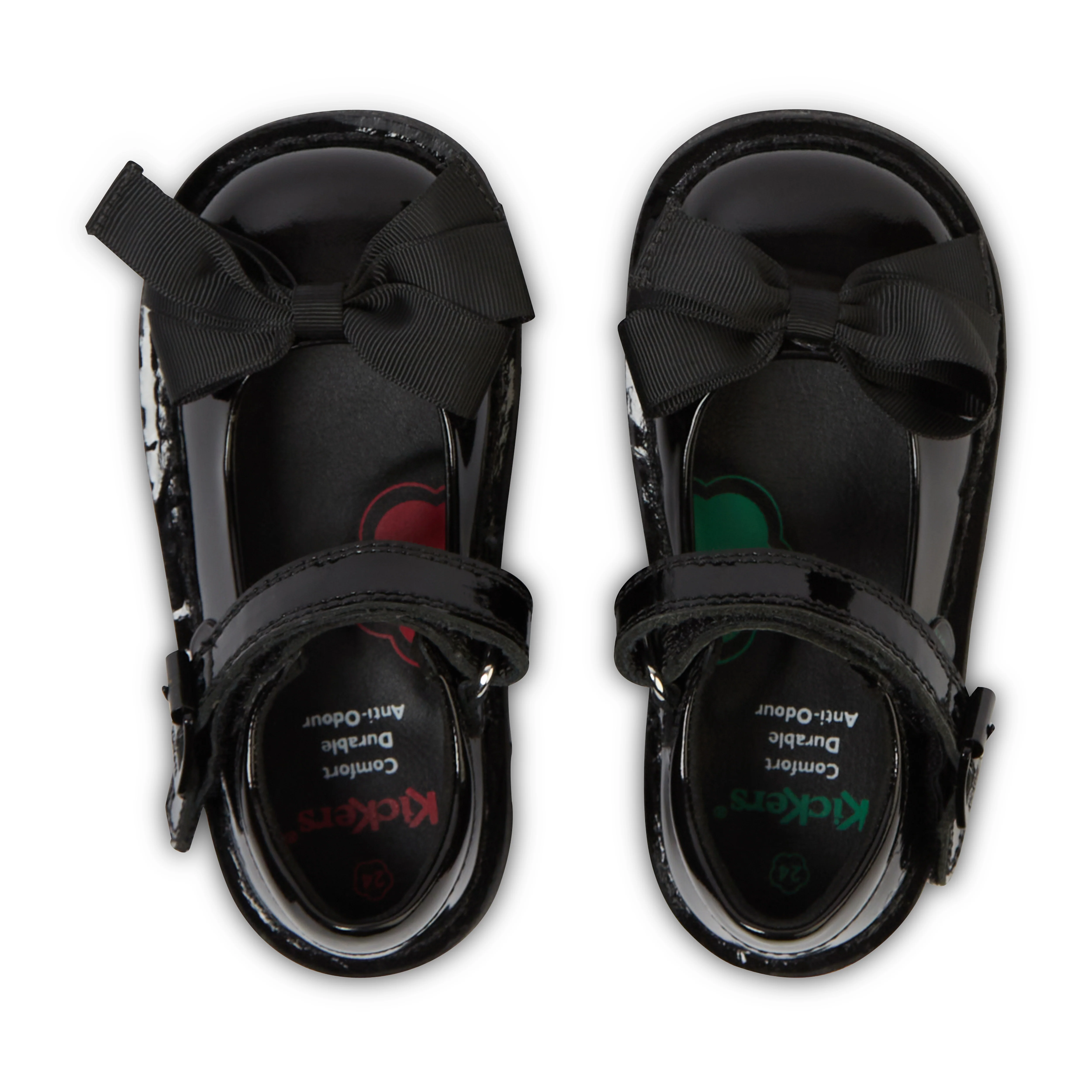 Infant Girls Kick Mj Bow Patent Leather Black - Image 4