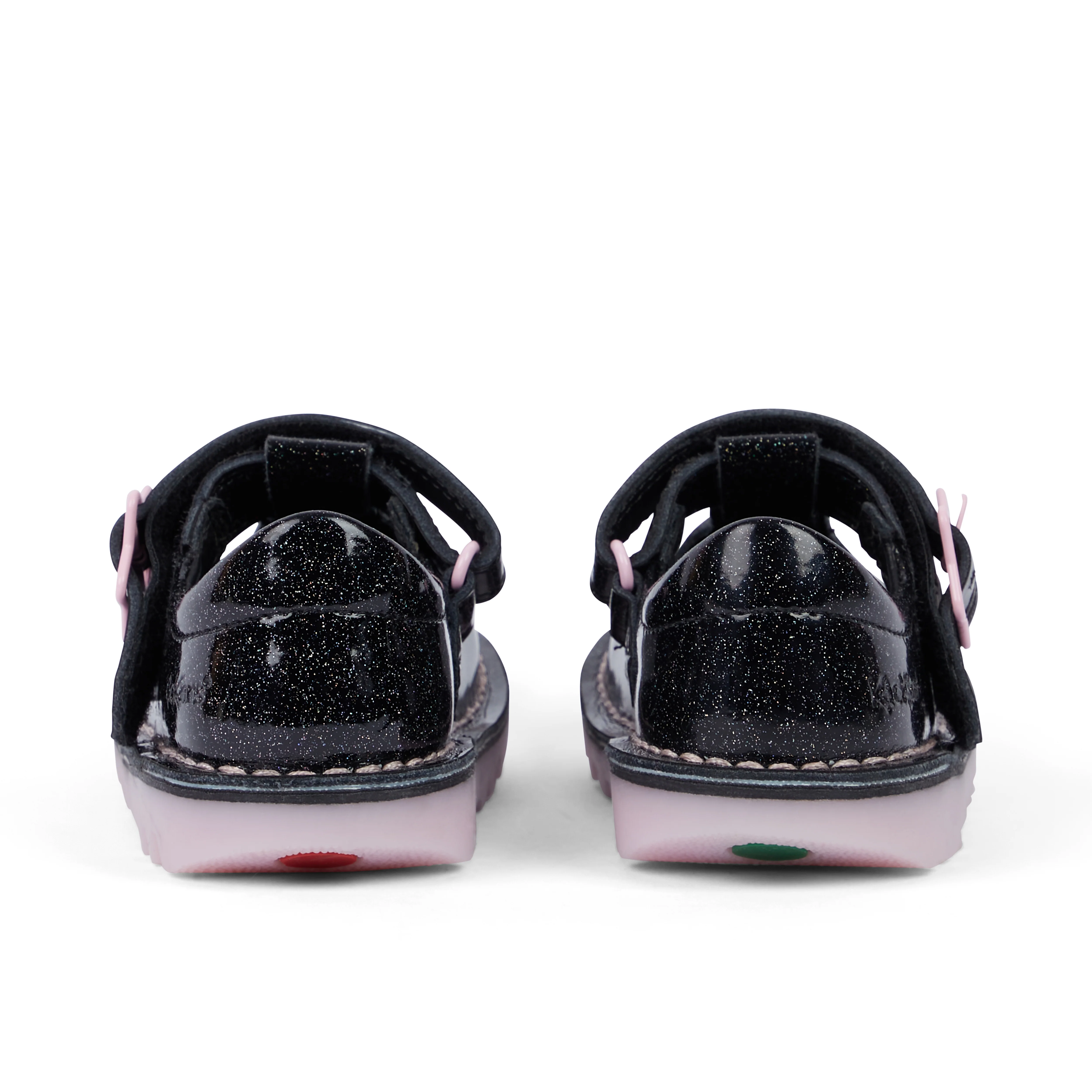 Infant Girls Kick Tbar Galactic Leather Black - Image 5