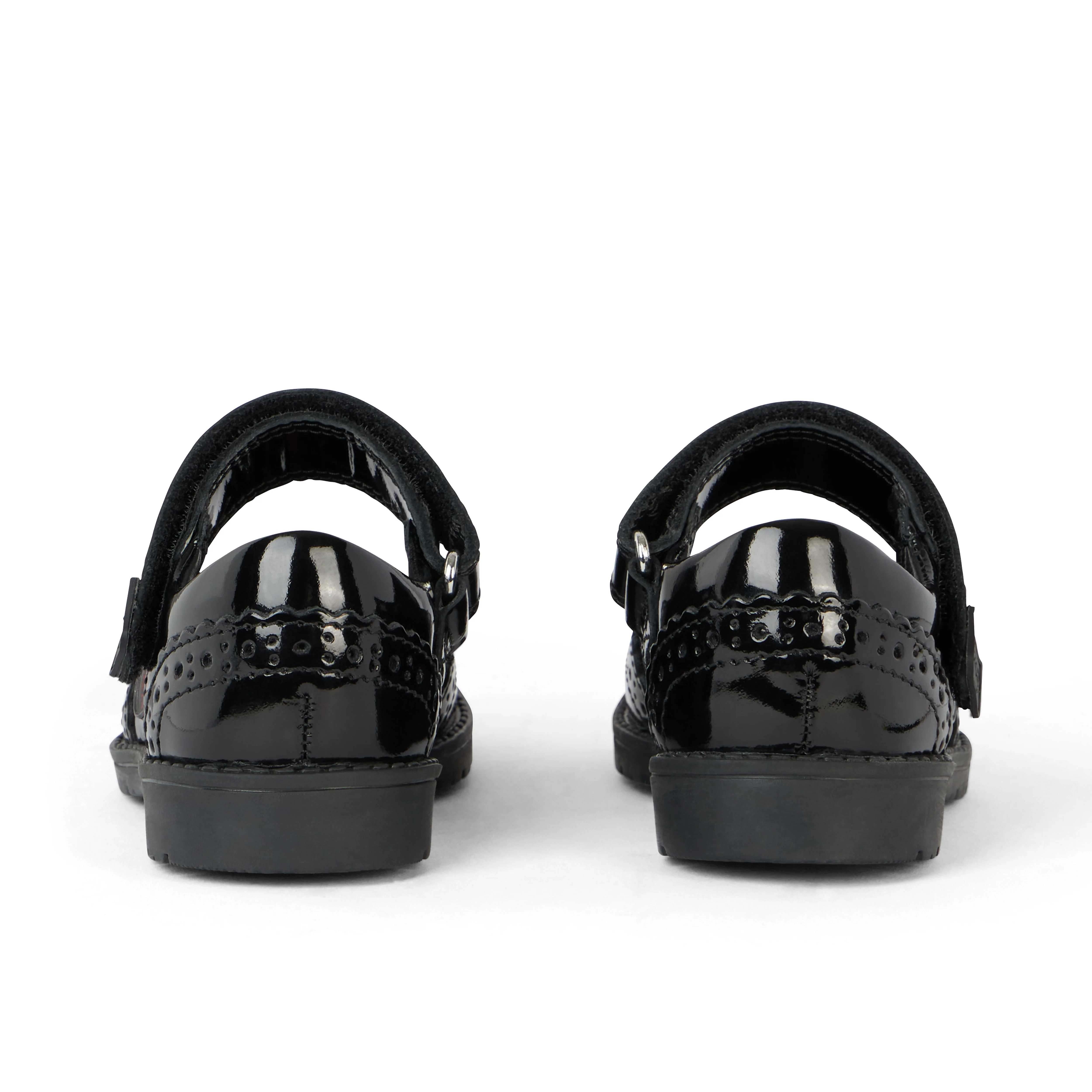 Infant Girls Lachly Mj Brogue Patent Leather Black - Image 5