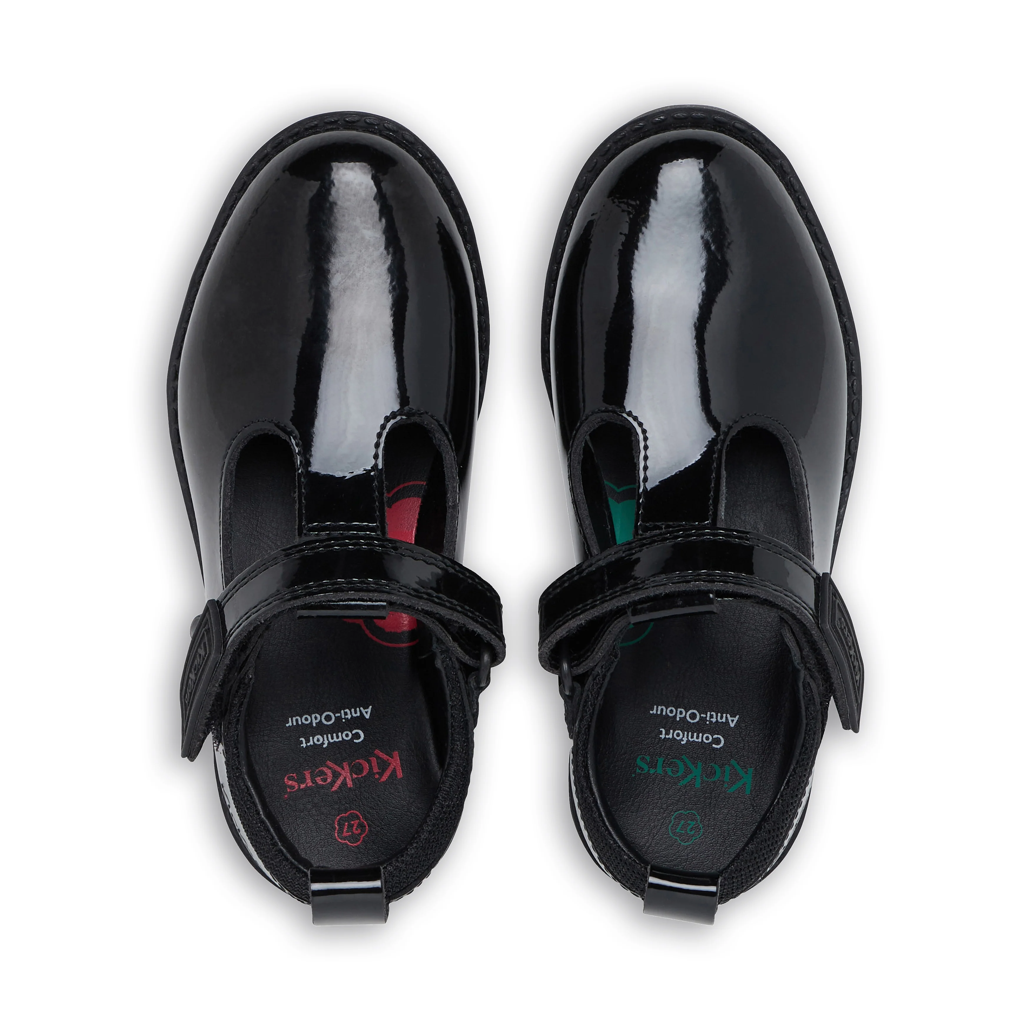Infant Girls Lachly T Bar Patent Leather Black - Image 4