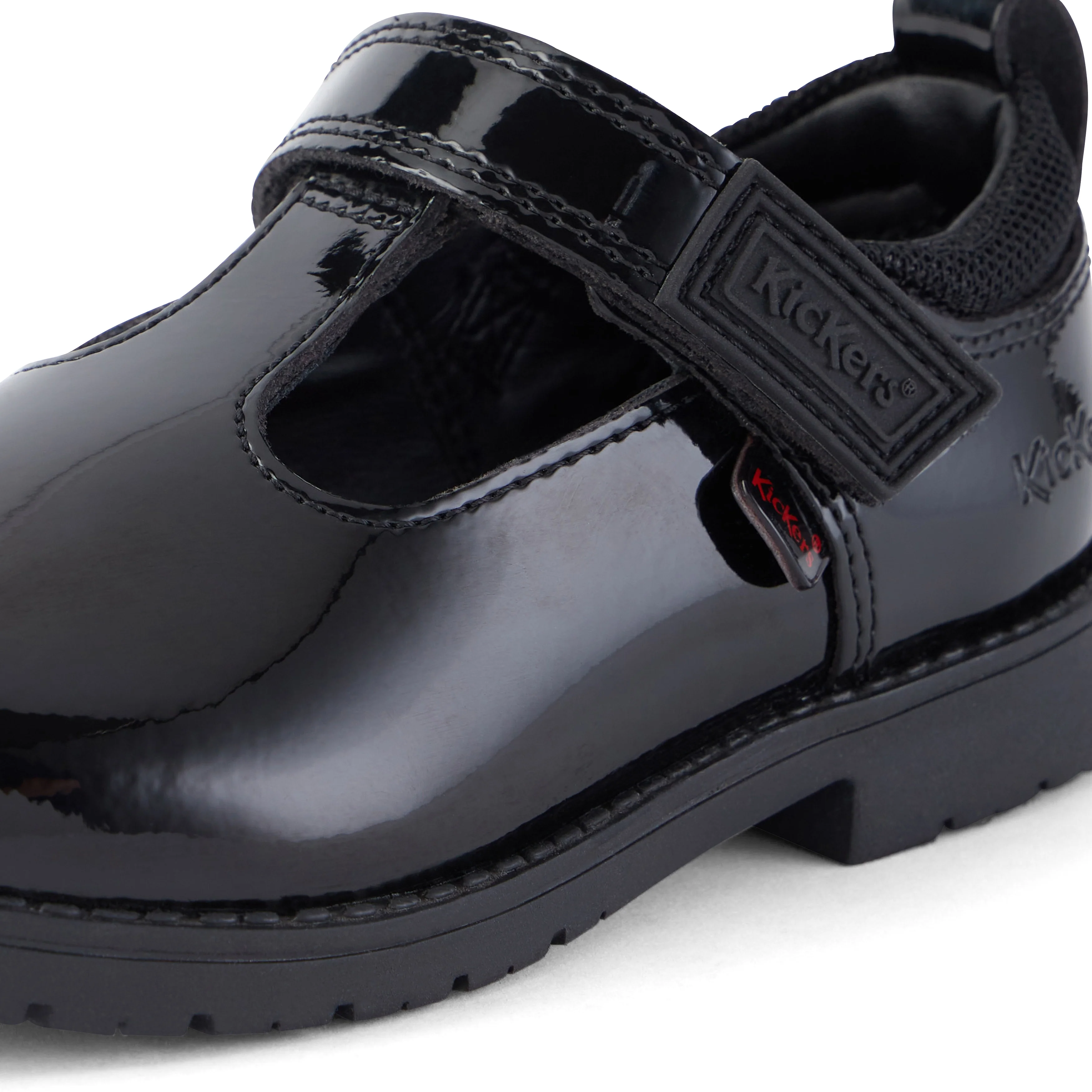 Infant Girls Lachly T Bar Patent Leather Black - Image 6