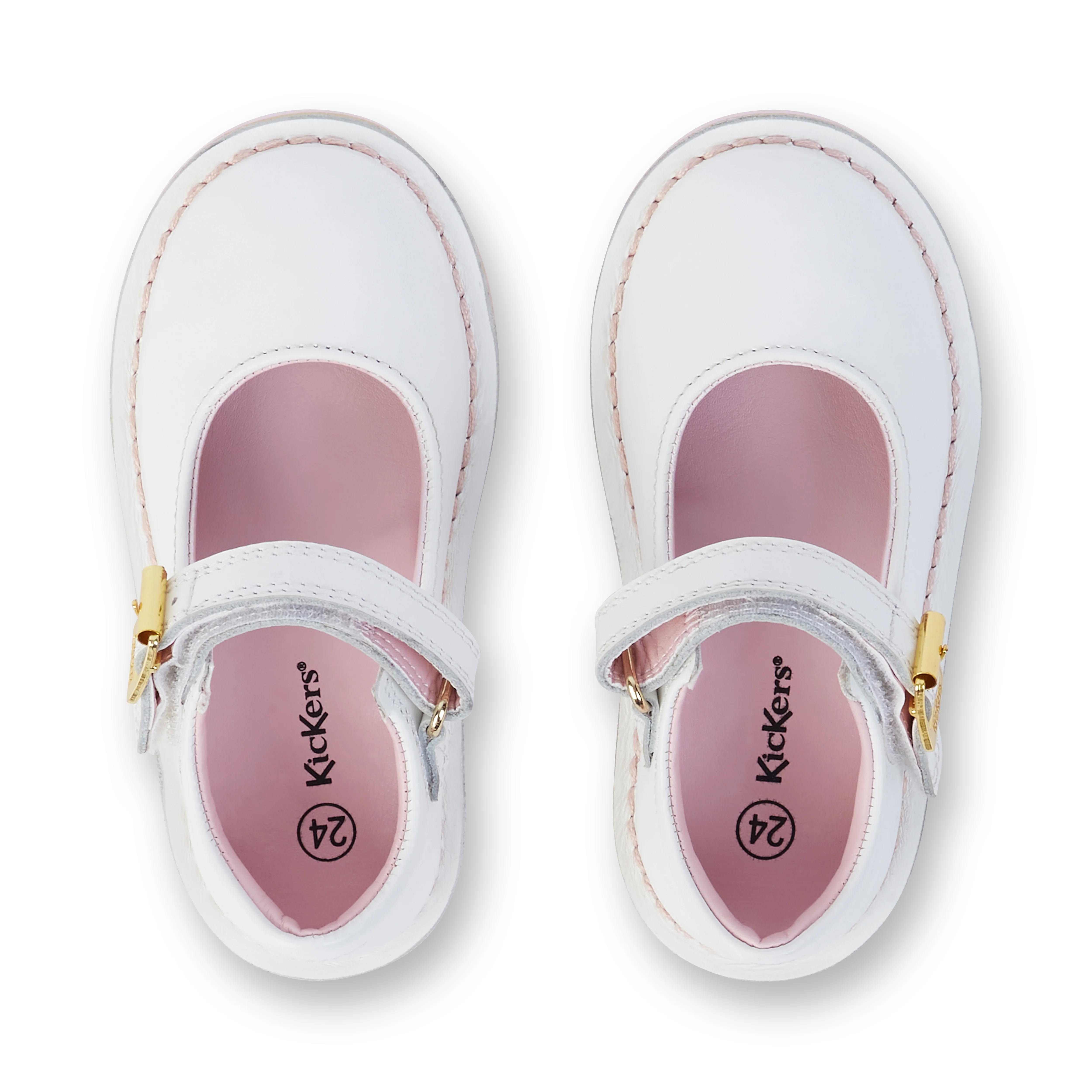 Infant Unisex Adlar MJ Leather White - Image 4