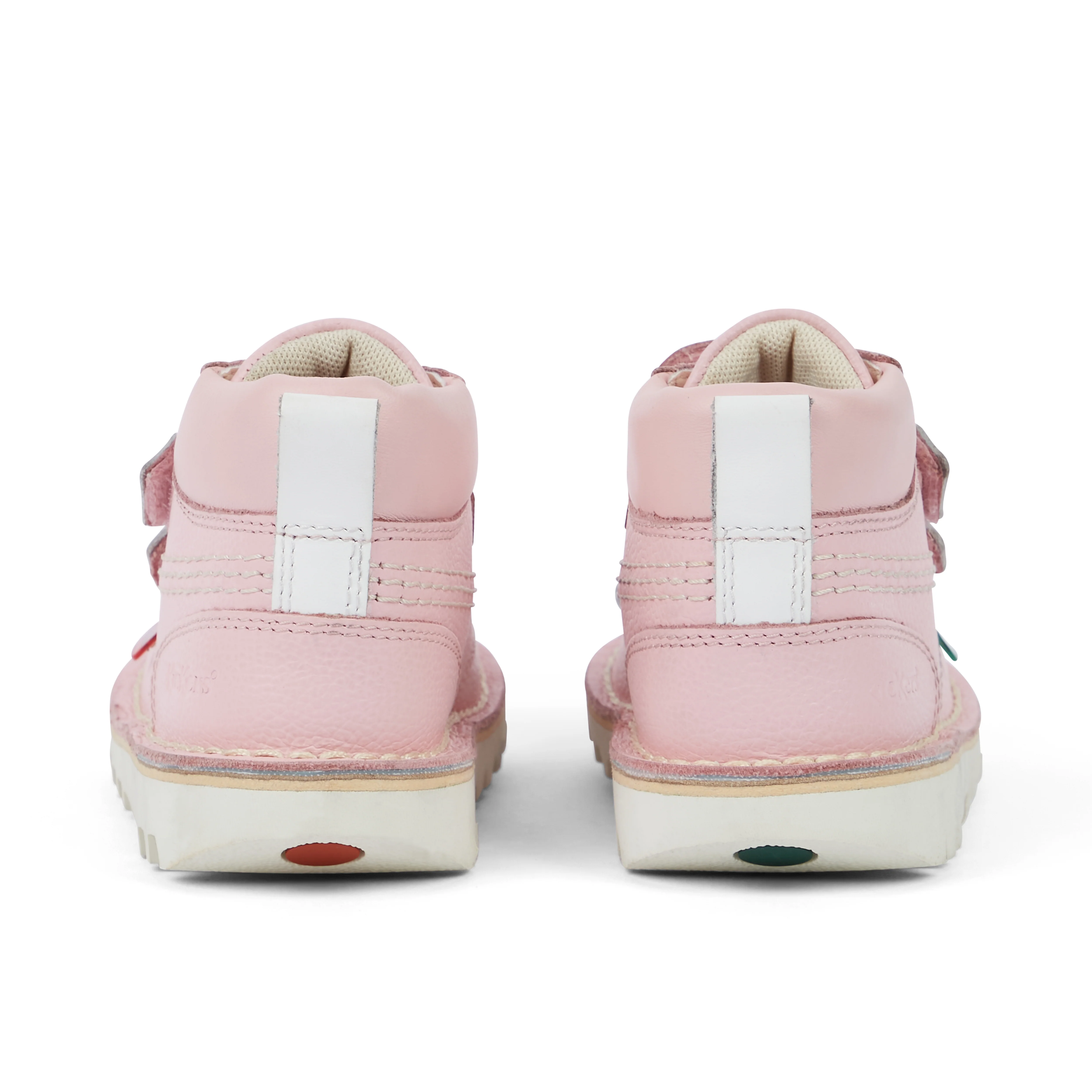 Infant Unisex Kick Hi Roll Leather Light Pink - Image 5