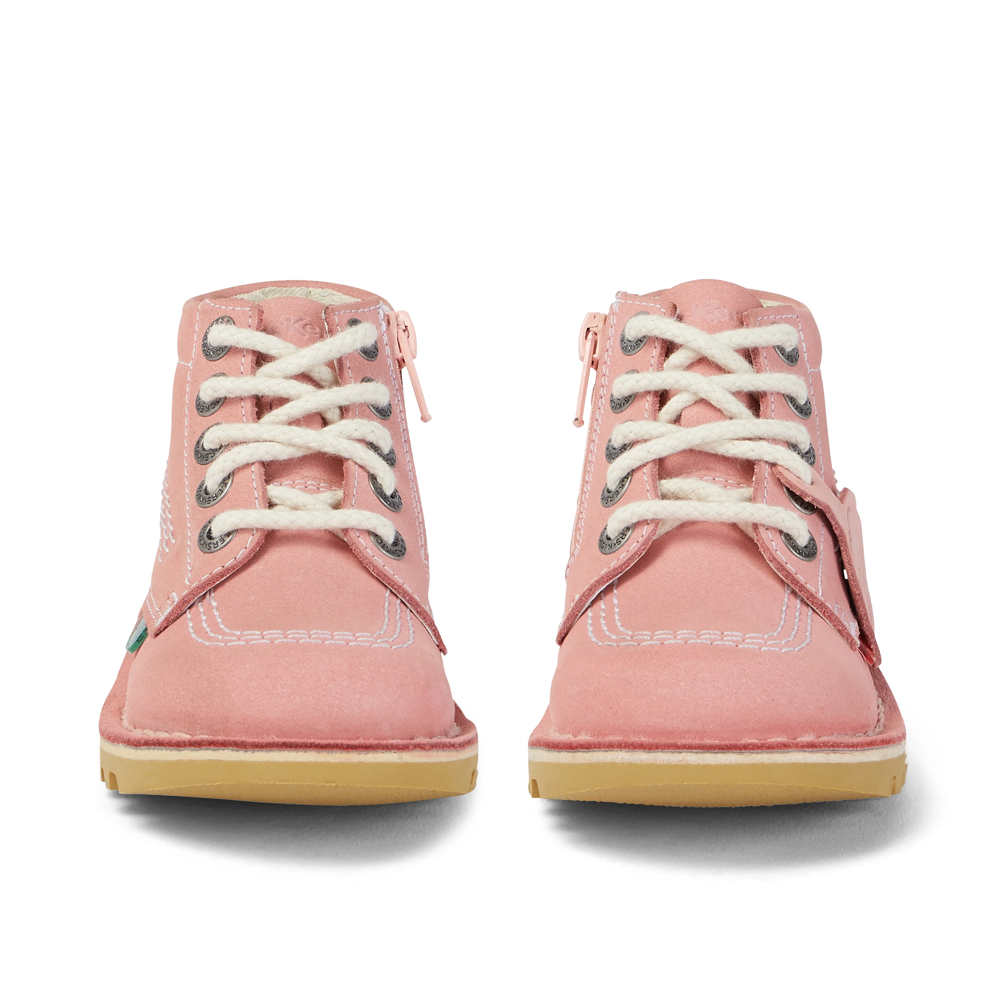Infant Unisex Kick Hi Zip Nubuck Light pink - Image 2
