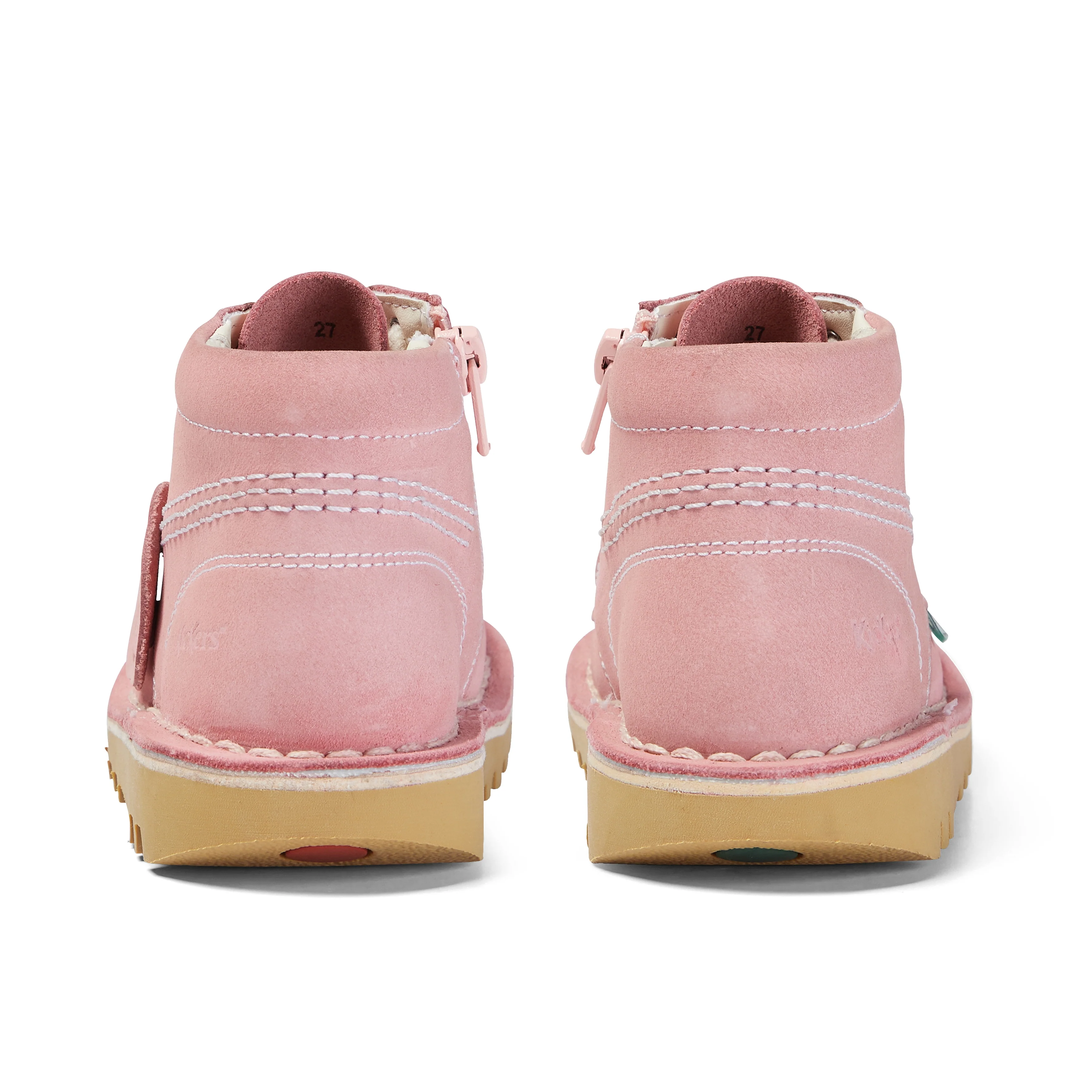 Infant Unisex Kick Hi Zip Nubuck Light pink - Image 5