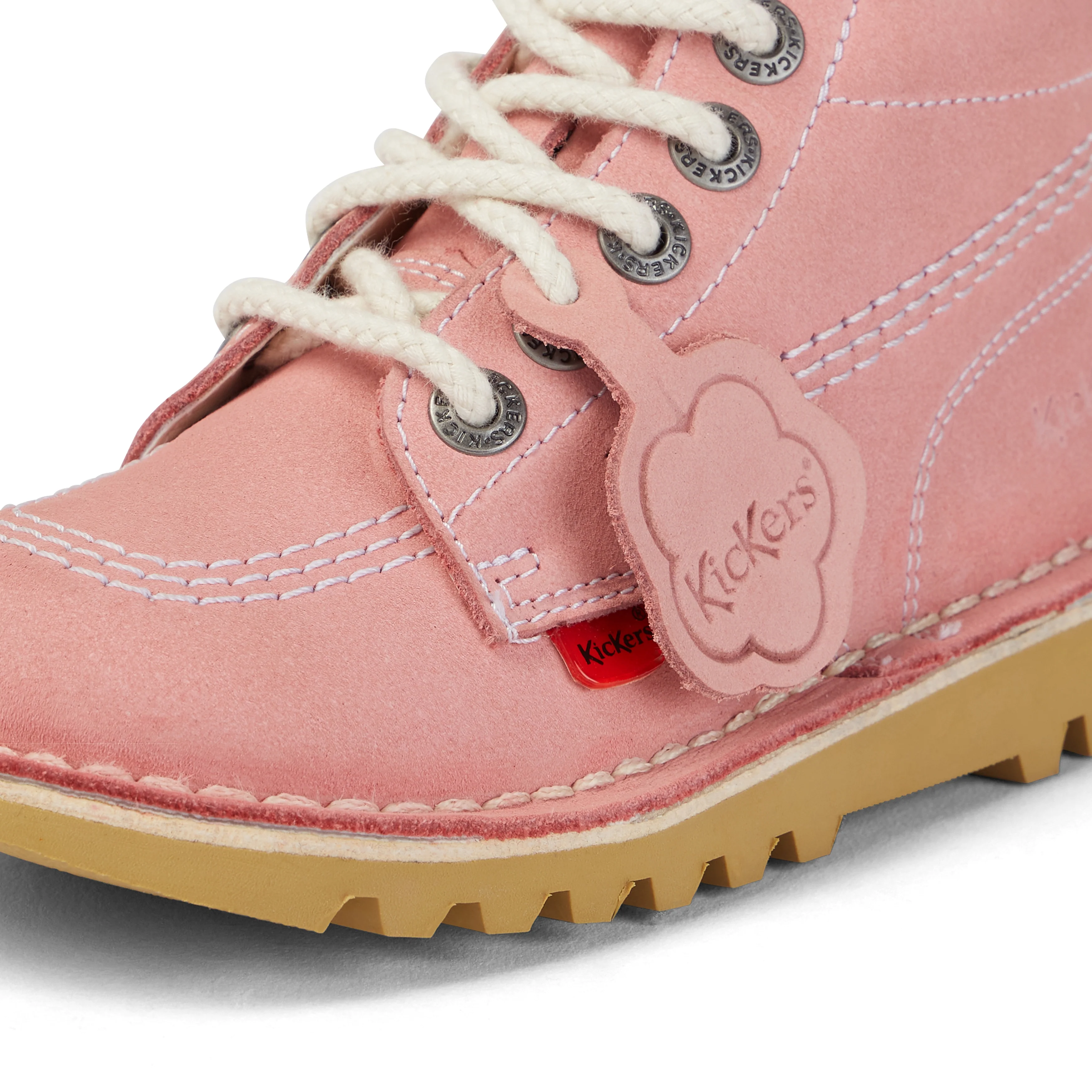 Infant Unisex Kick Hi Zip Nubuck Light pink - Image 6