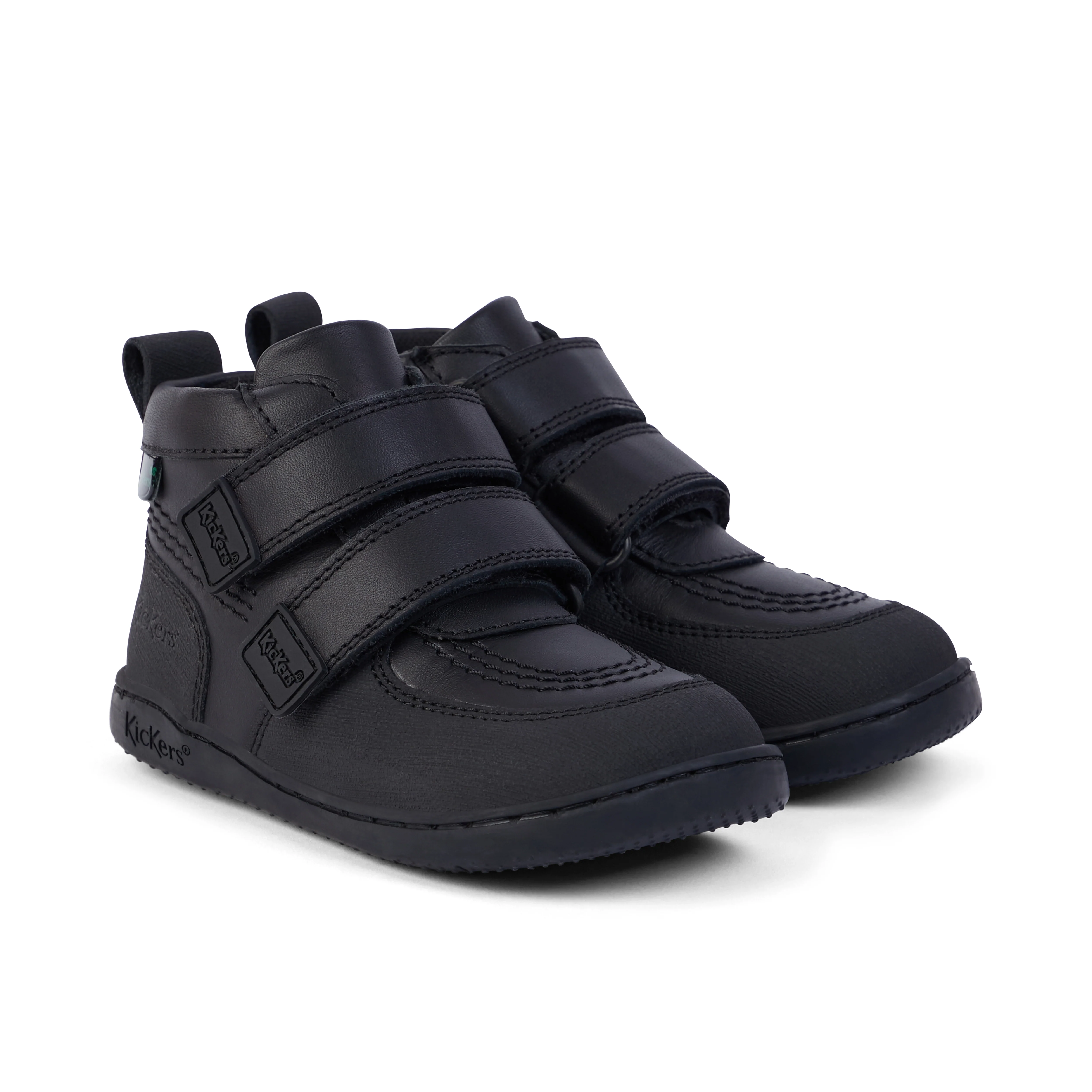 Infant Unisex Playflex Hi Vel Leather Black - Image 3