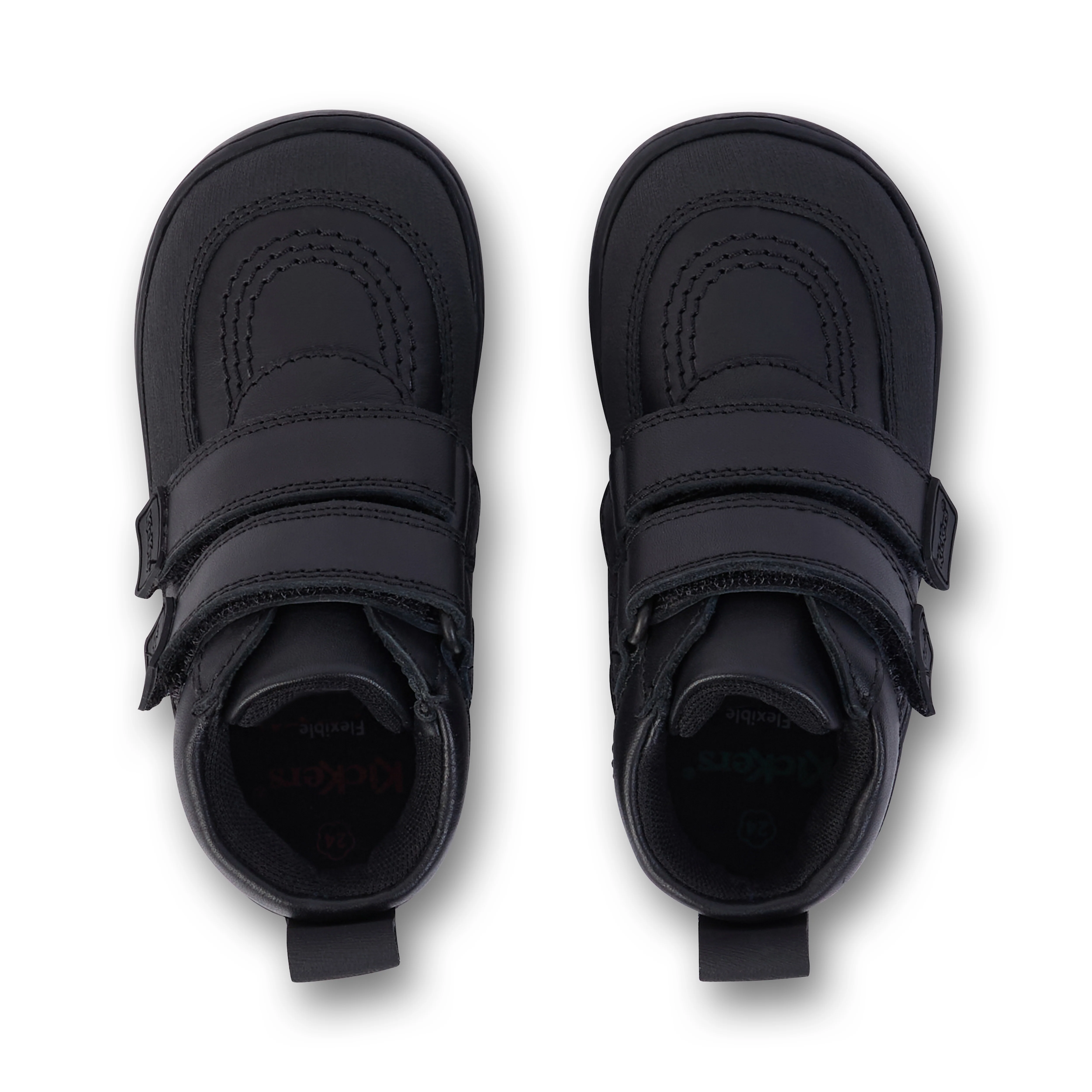Infant Unisex Playflex Hi Vel Leather Black - Image 4