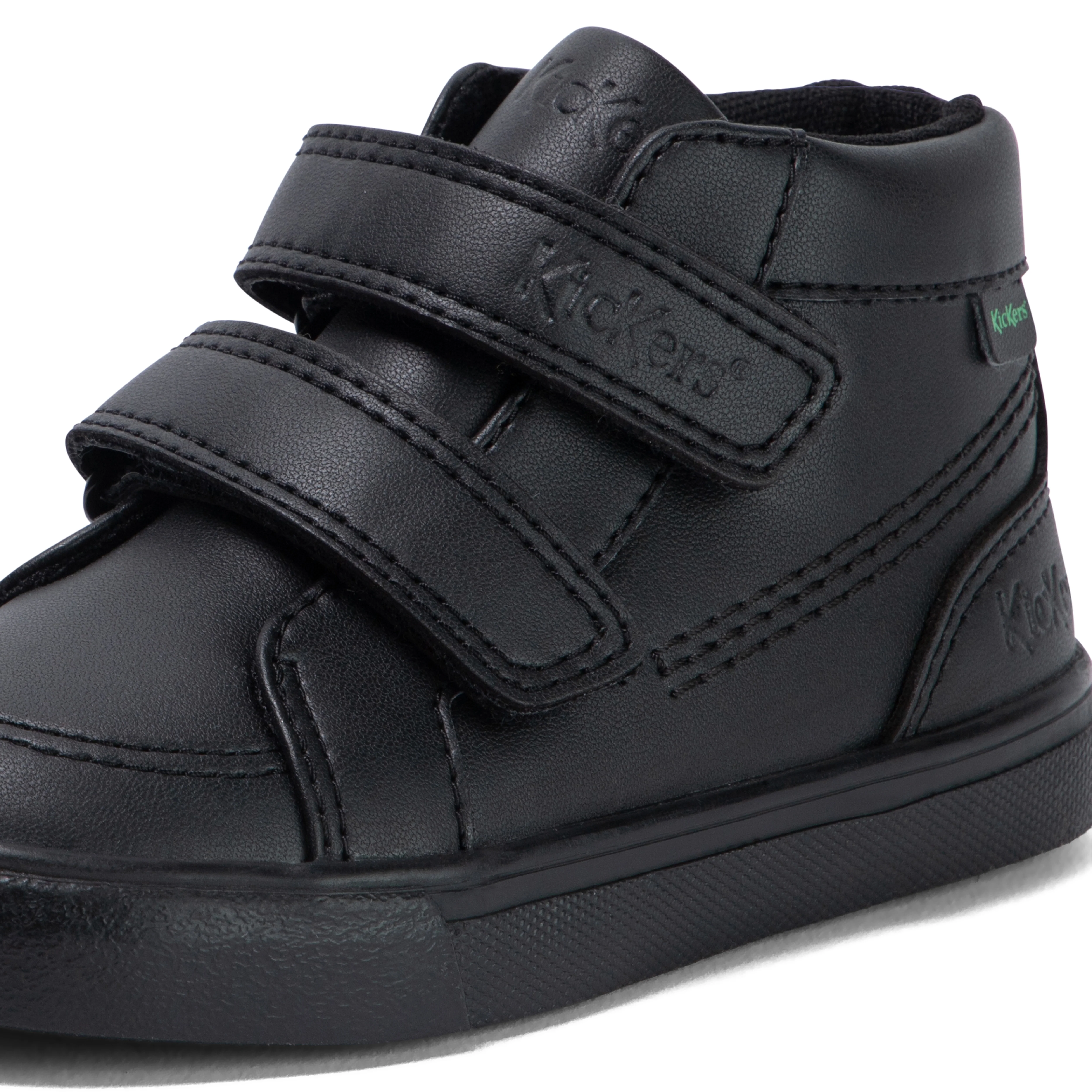 Infant Unisex Tovni Hi Vel Leather Alternative Black - Image 6