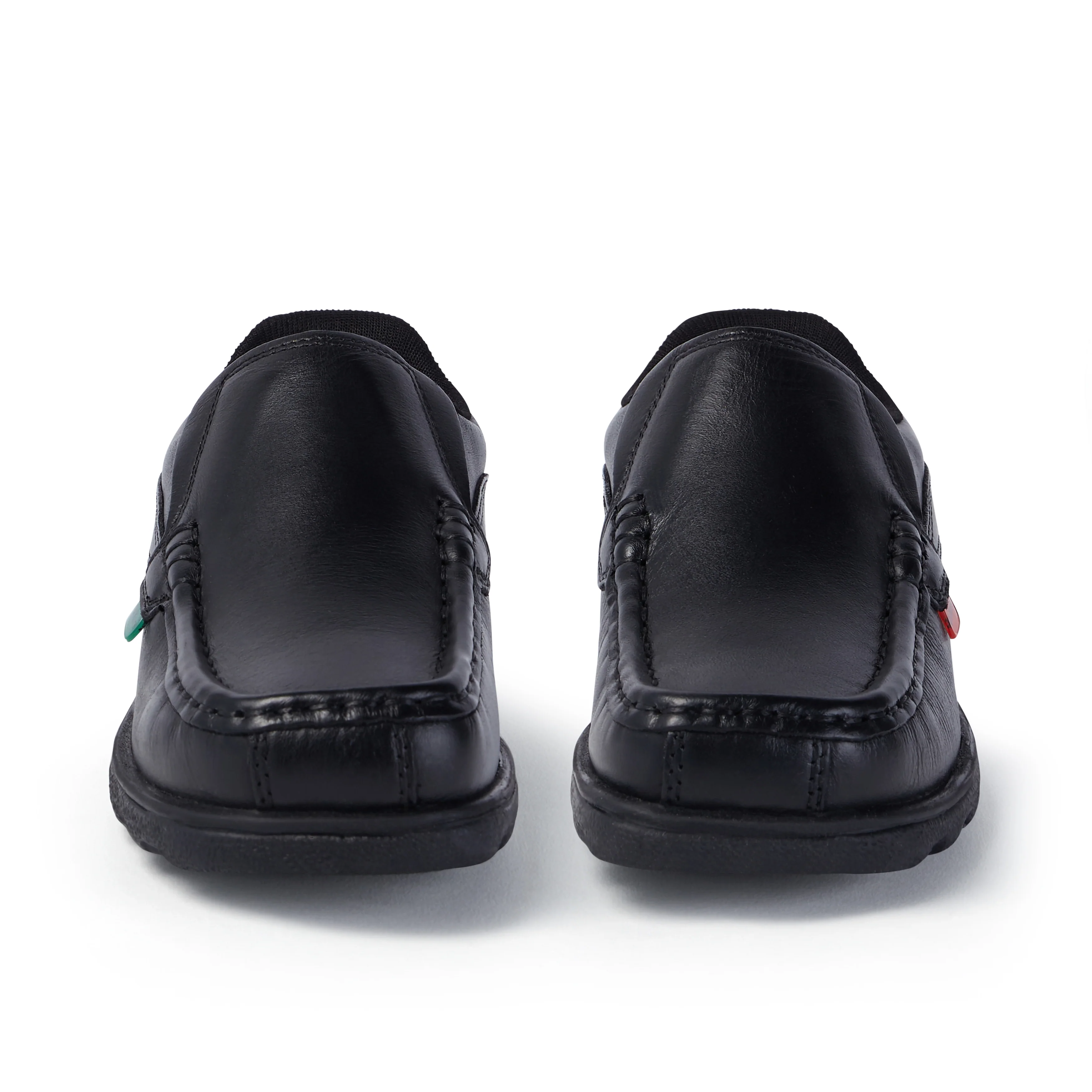 Junior Boys Fragma Slip Leather Black - Image 2