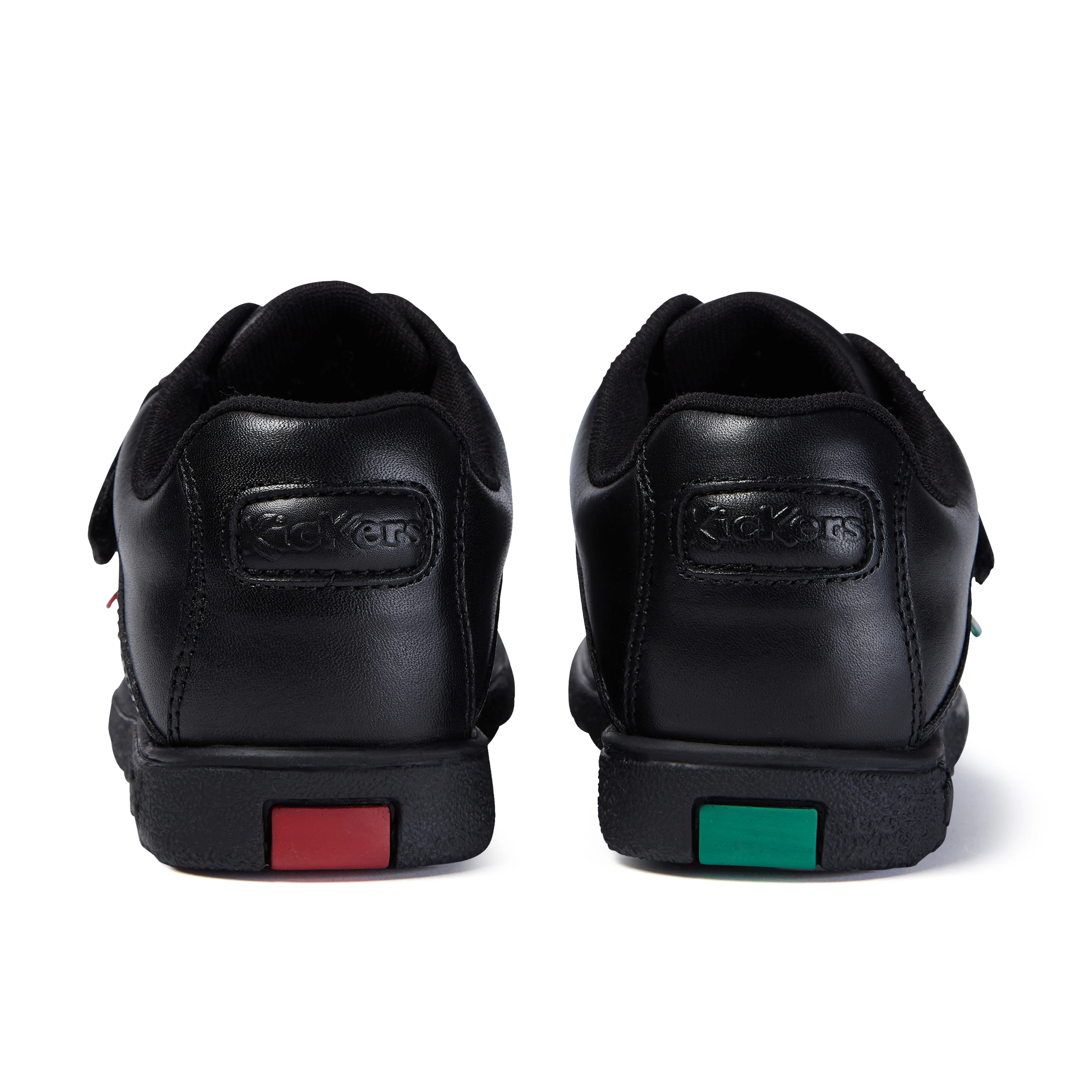 Junior Boys Fragma Strap Leather Black - Image 5