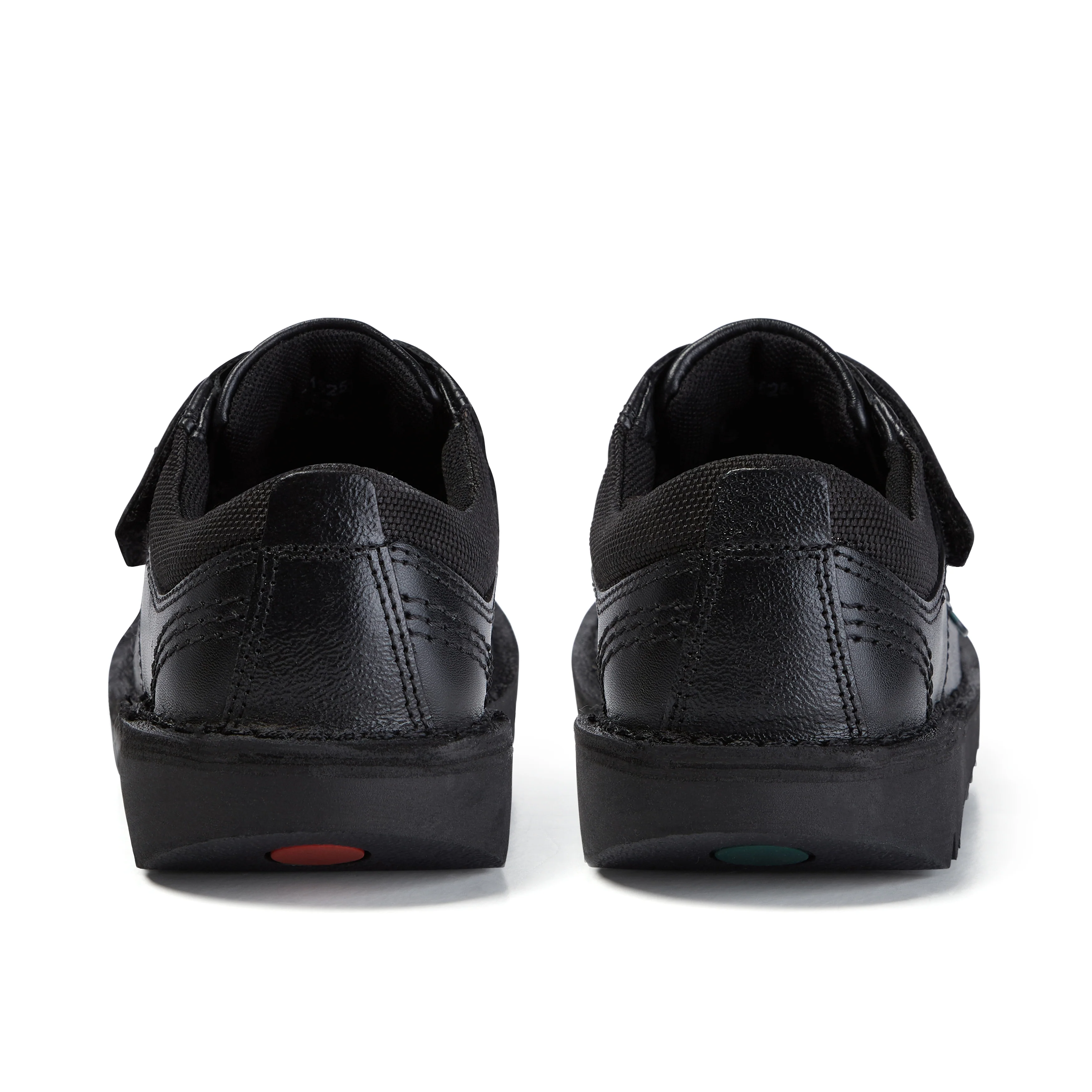 Junior Boys Kick Lo Scuff Leather Black - Image 5