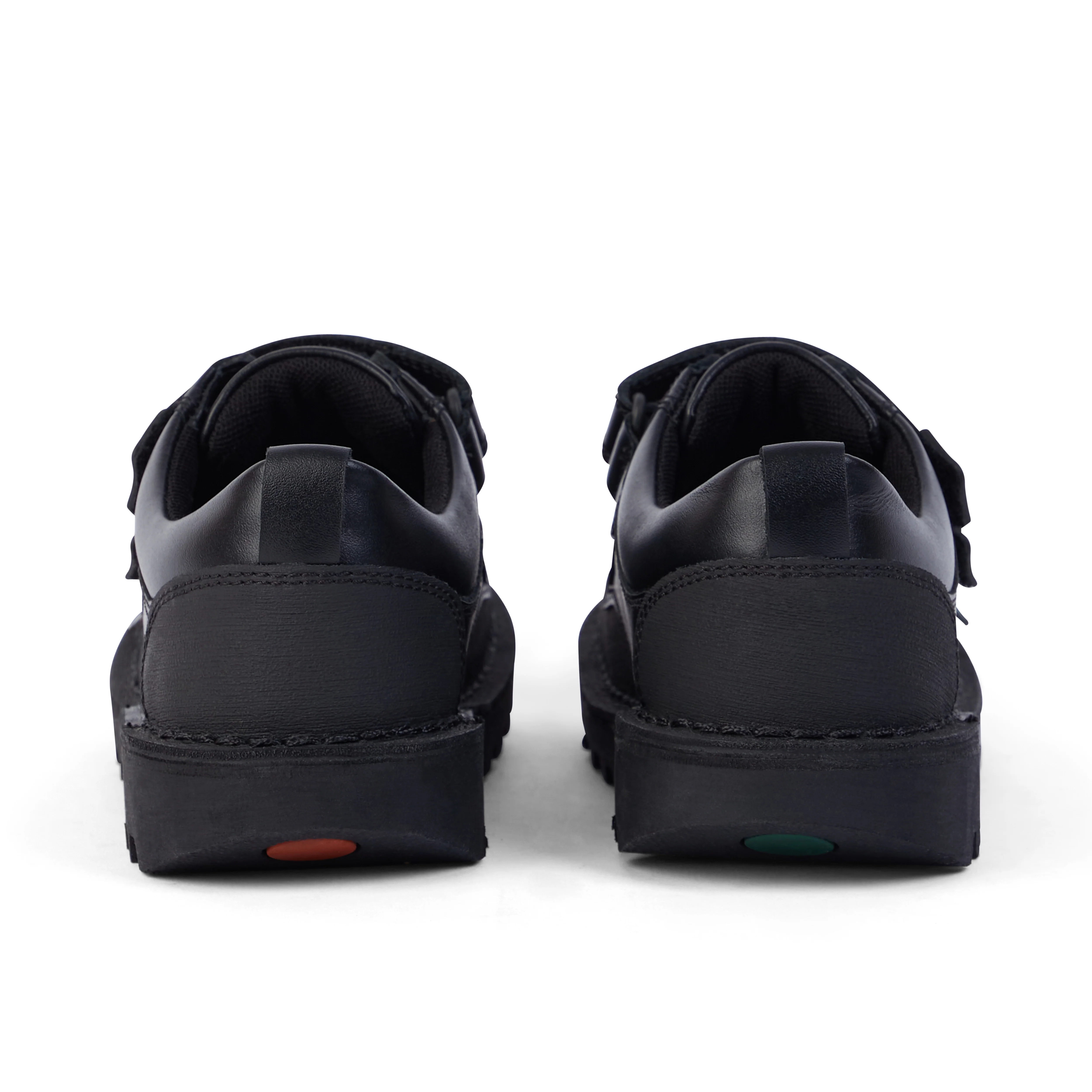 Junior Boys Kick Scuff Twin Leather Black - Image 5