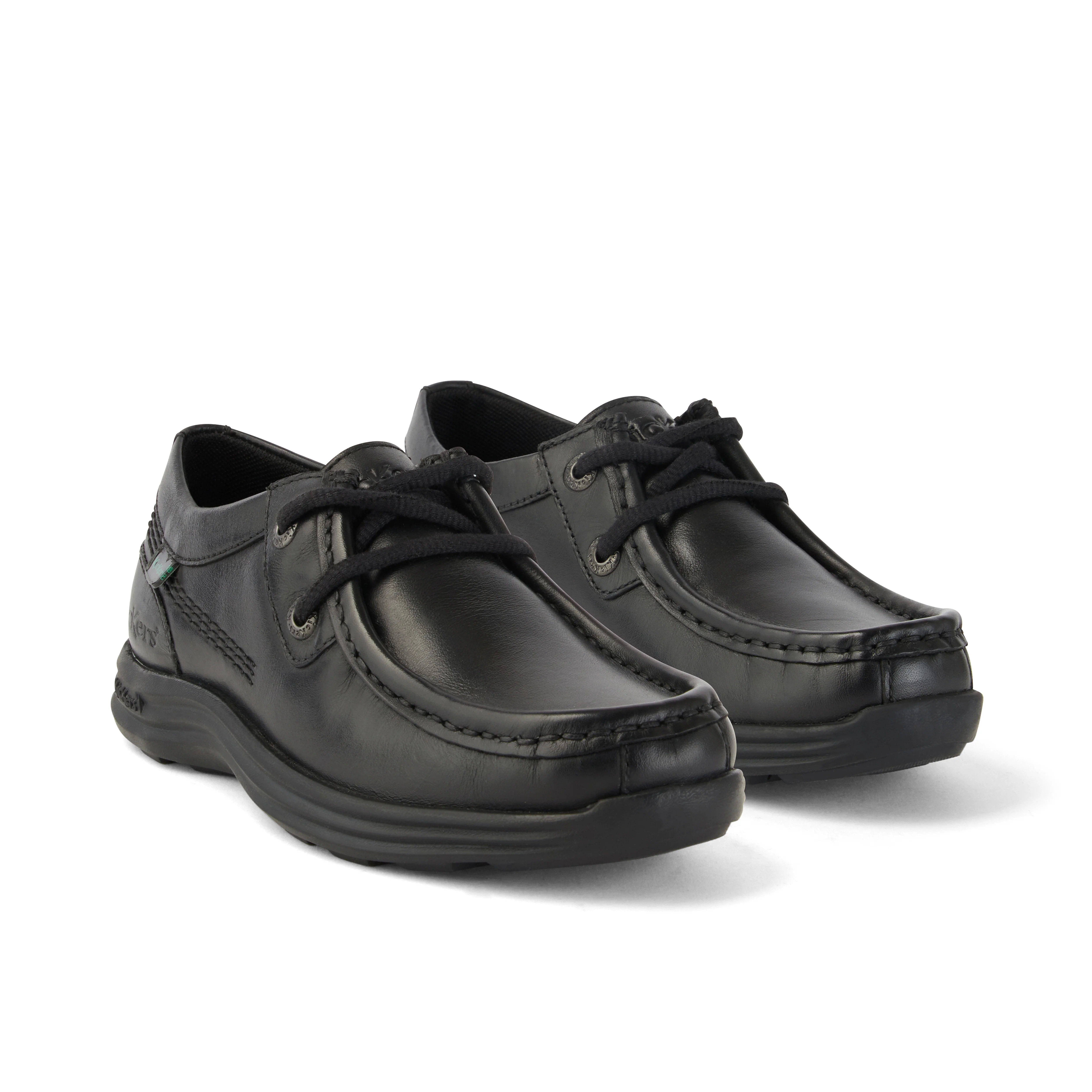 Junior Boys Reasan Moc Leather Black - Image 3