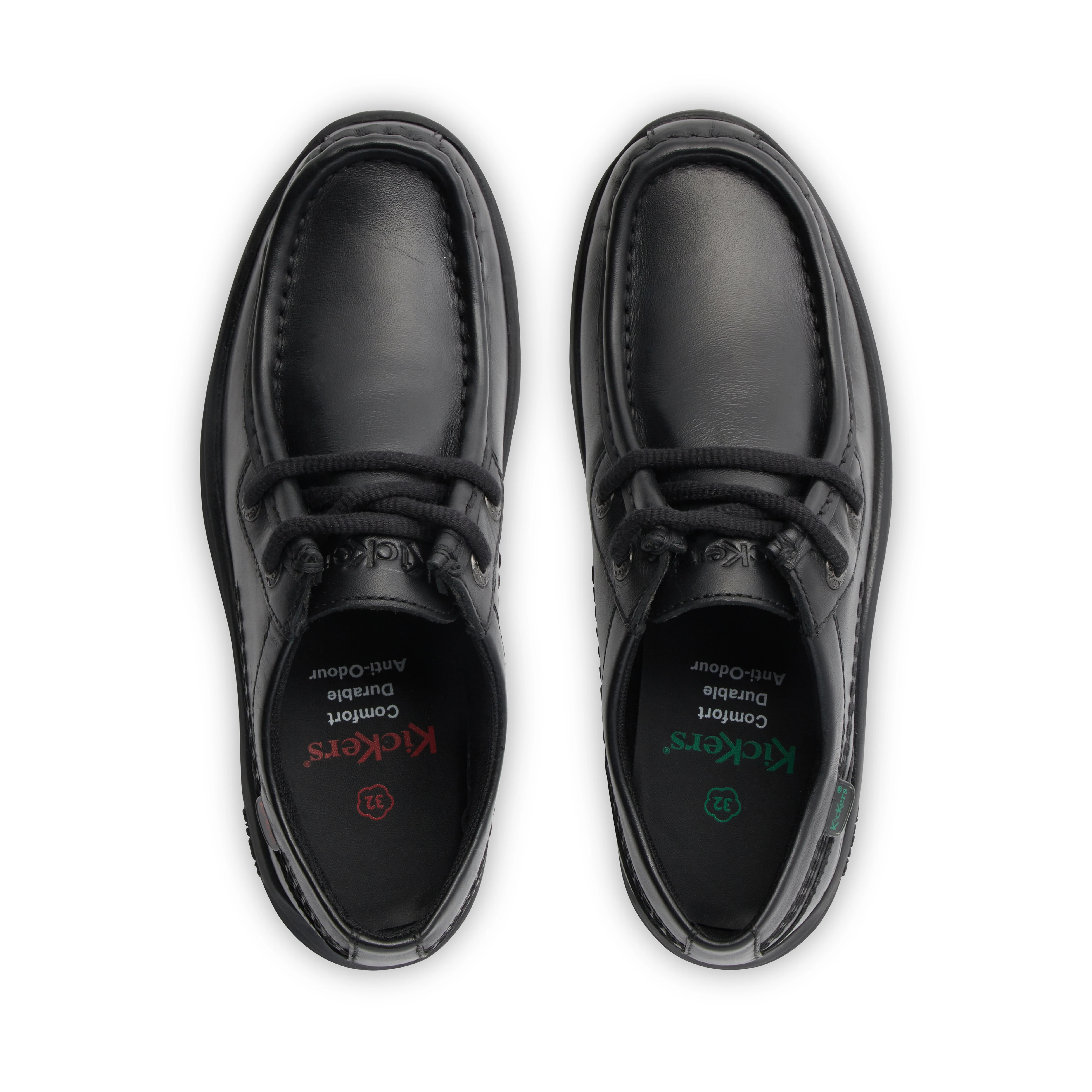 Junior Boys Reasan Moc Leather Black - Image 4