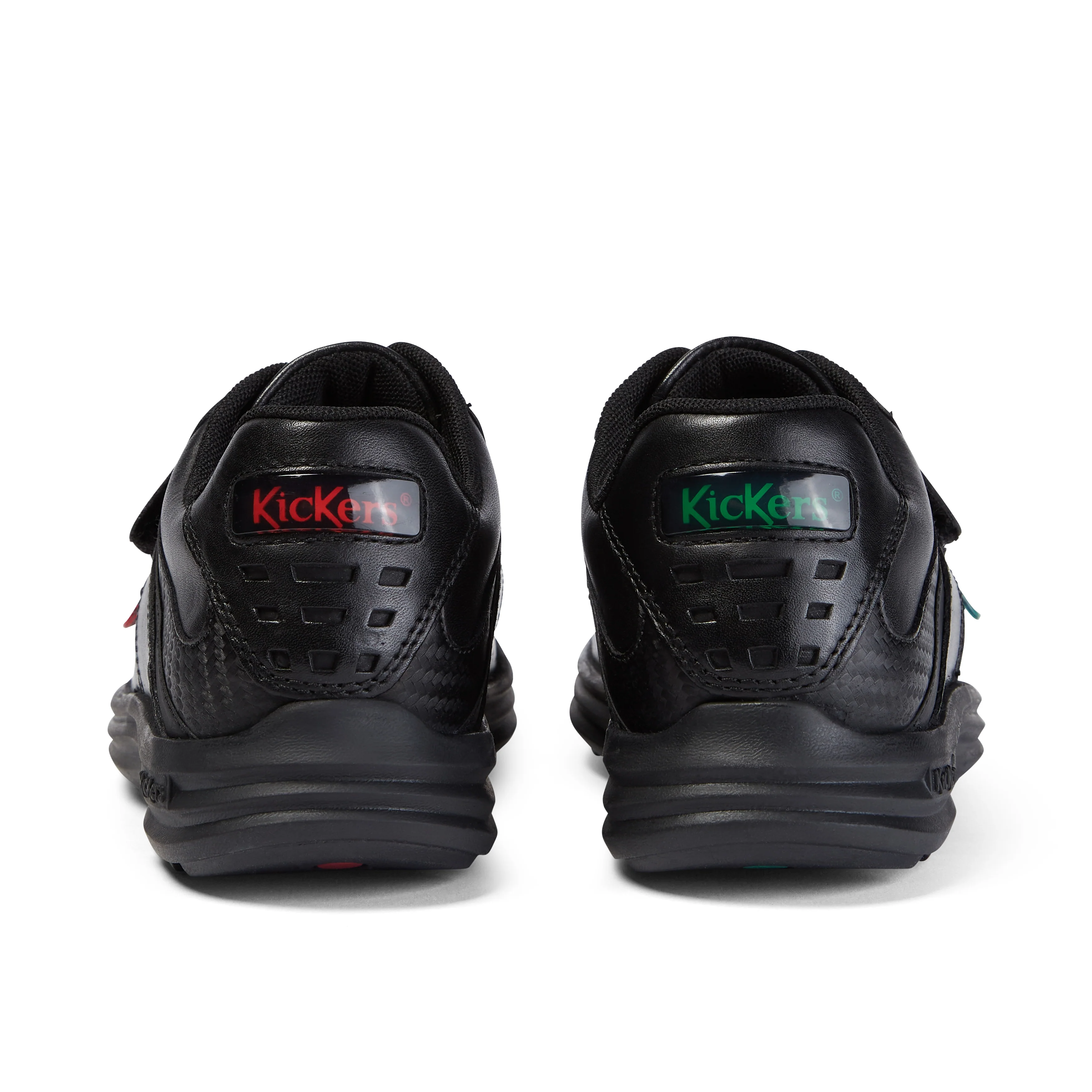 Junior Boys Reasan Strap Leather Black - Image 5