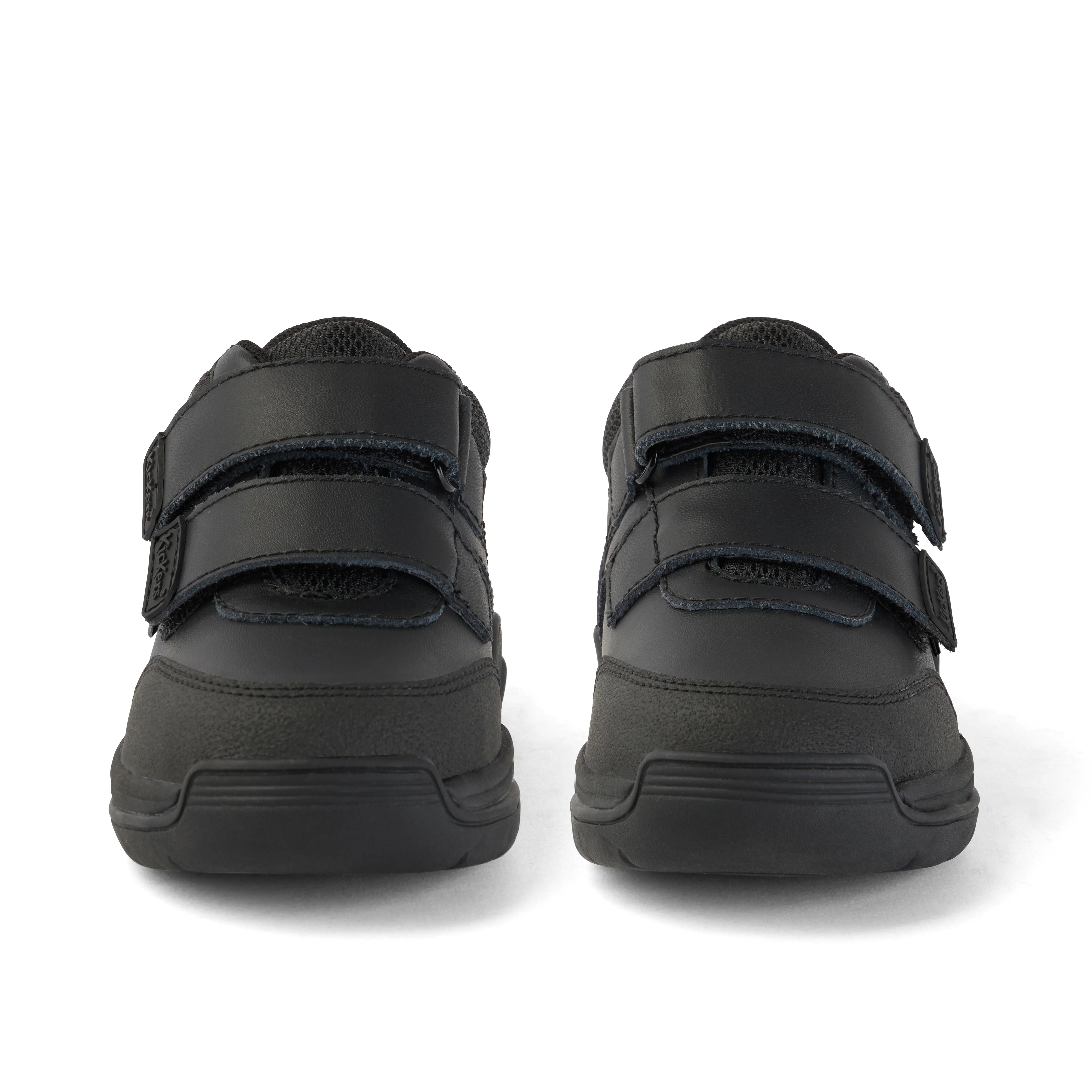 Junior Boys Stomper Mid Leather Black - Image 2